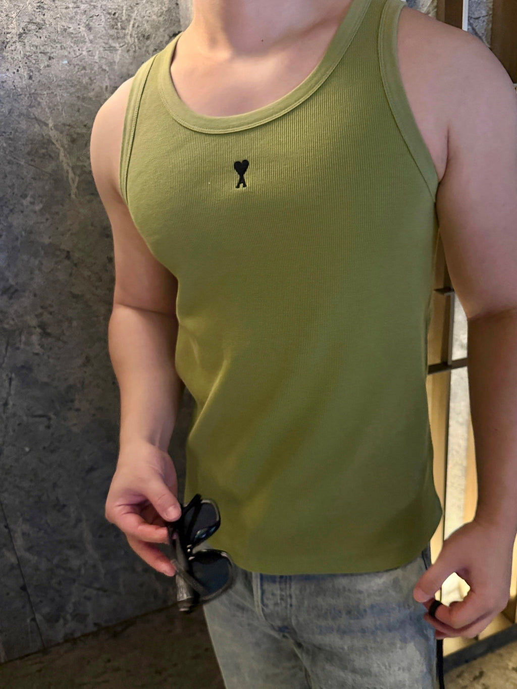 2026 New Heart A Embroidered Vest (AA603-A05)
