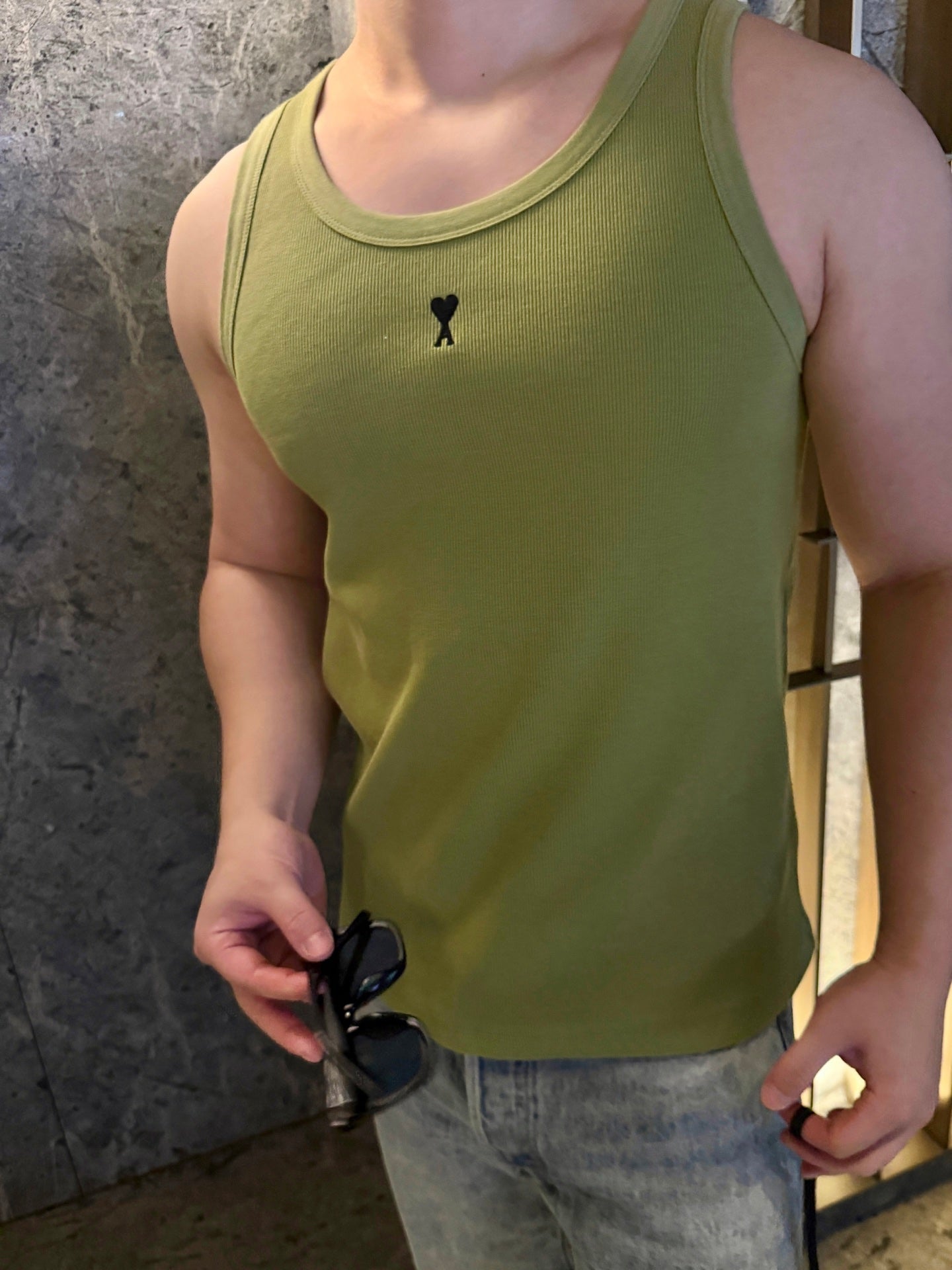 2026 New Heart A Embroidered Vest (AA603-A05)