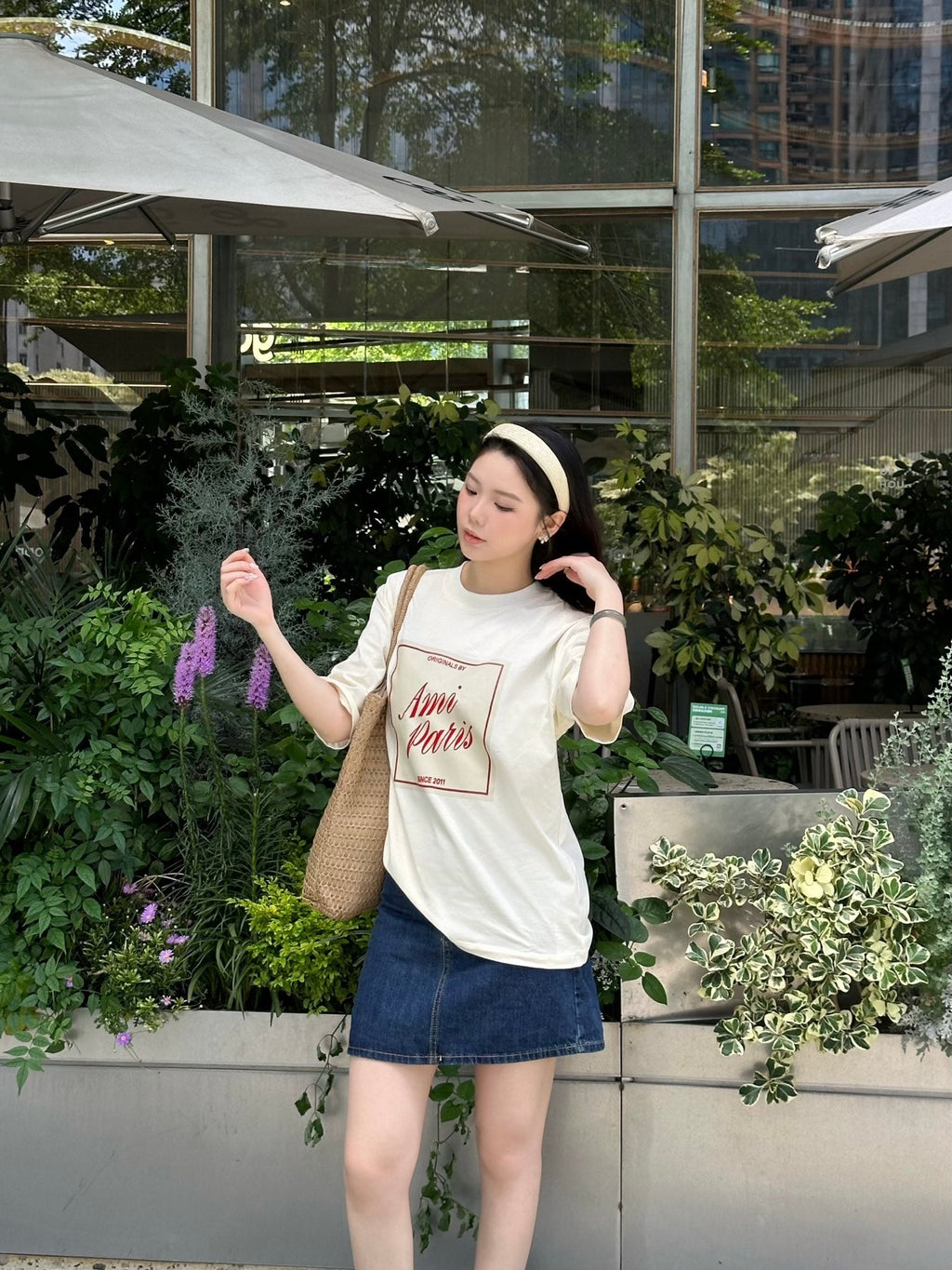 2026 Women's Heart A Retro Print Short-Sleeved T-Shirt (EE421)