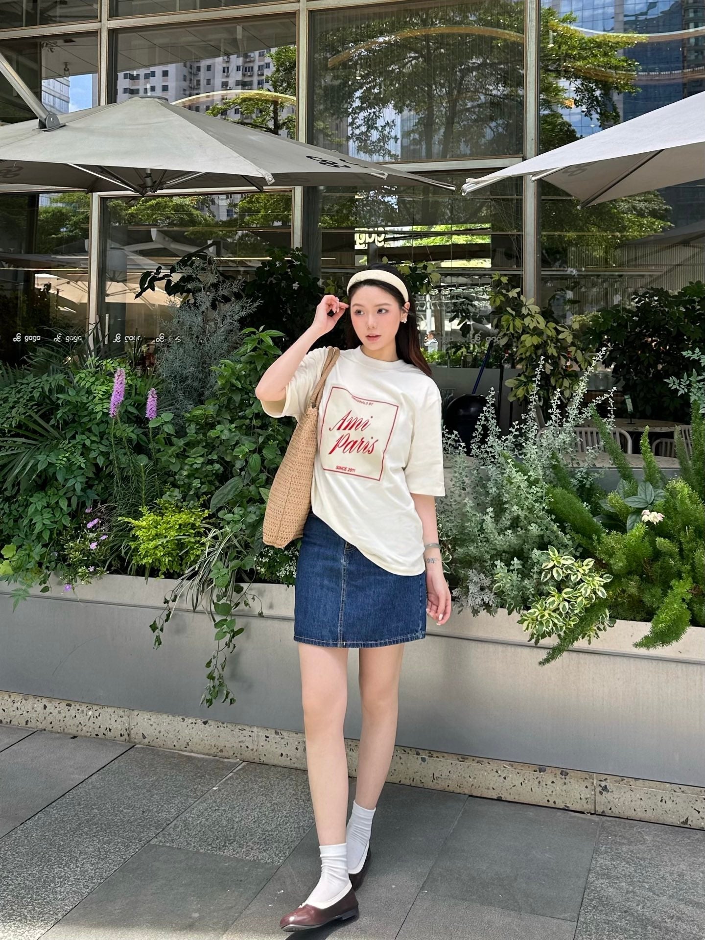 2026 Women's Heart A Retro Print Short-Sleeved T-Shirt (EE421)