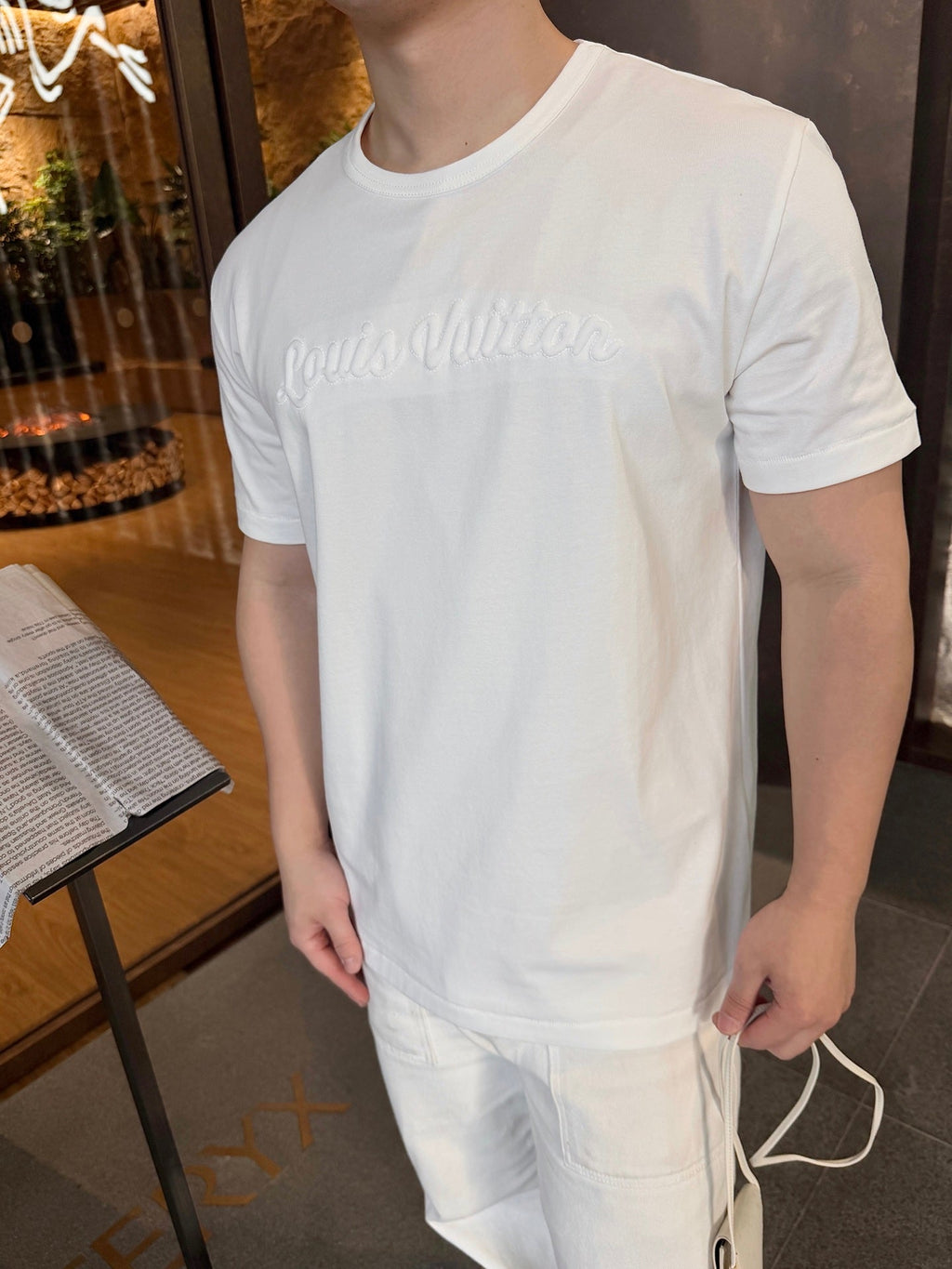2026 New LY Logo Embroidered Short-Sleeved T-Shirt (BB837-A15)