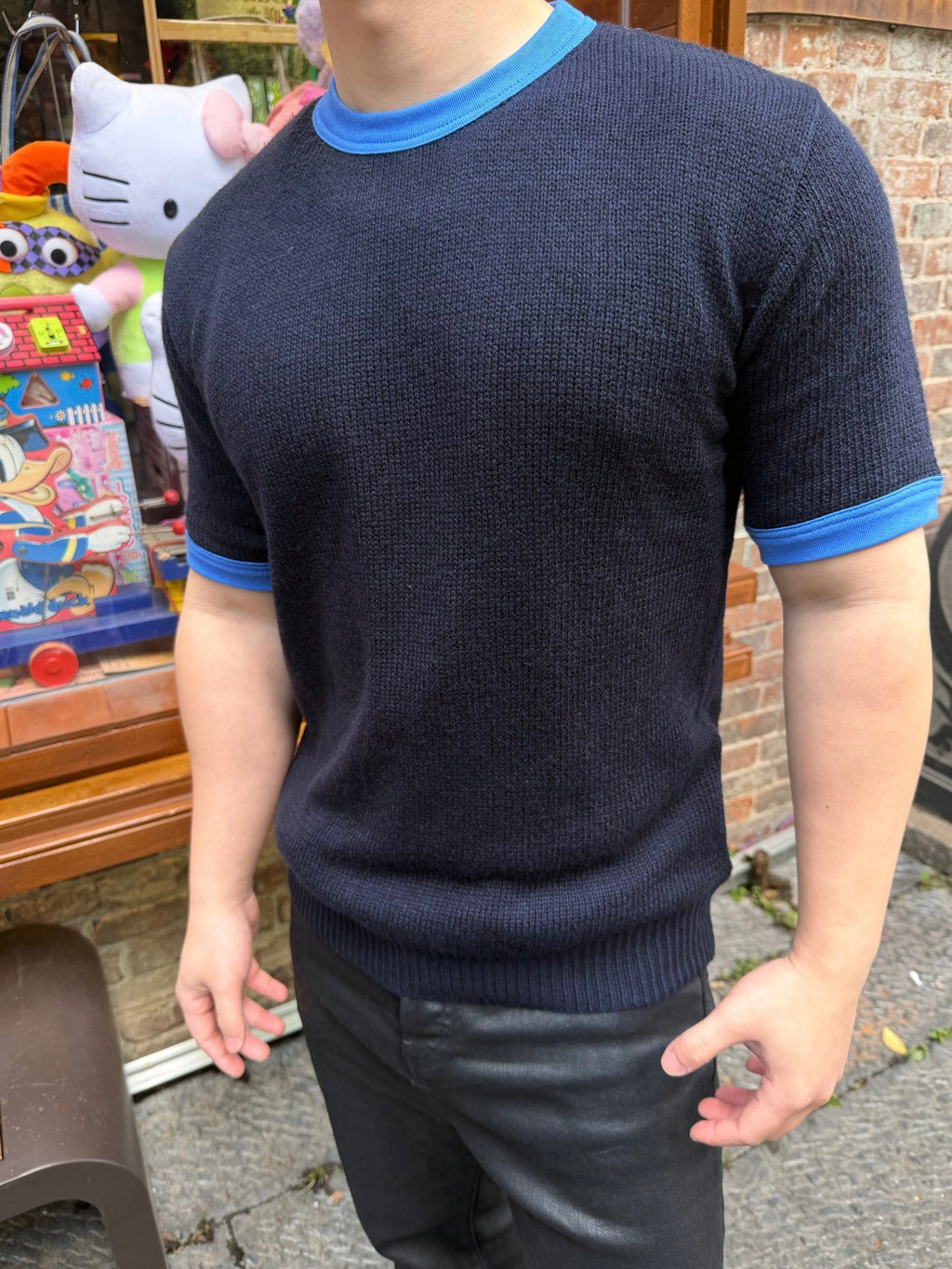 2026 New Triangle Brand Short-Sleeved Sweater with Triangle Logo (AA569-A50)