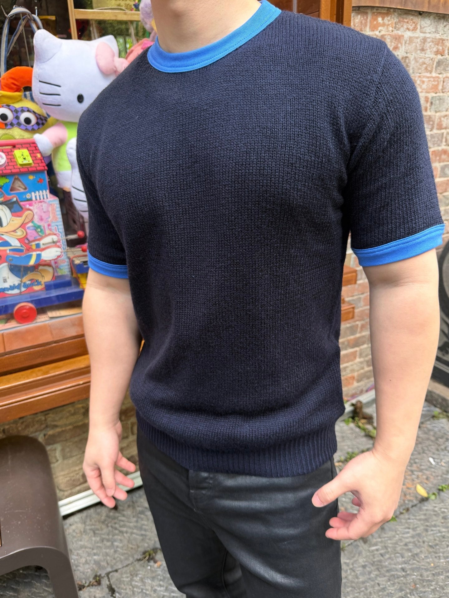 2026 New Triangle Brand Short-Sleeved Sweater with Triangle Logo (AA569-A50)