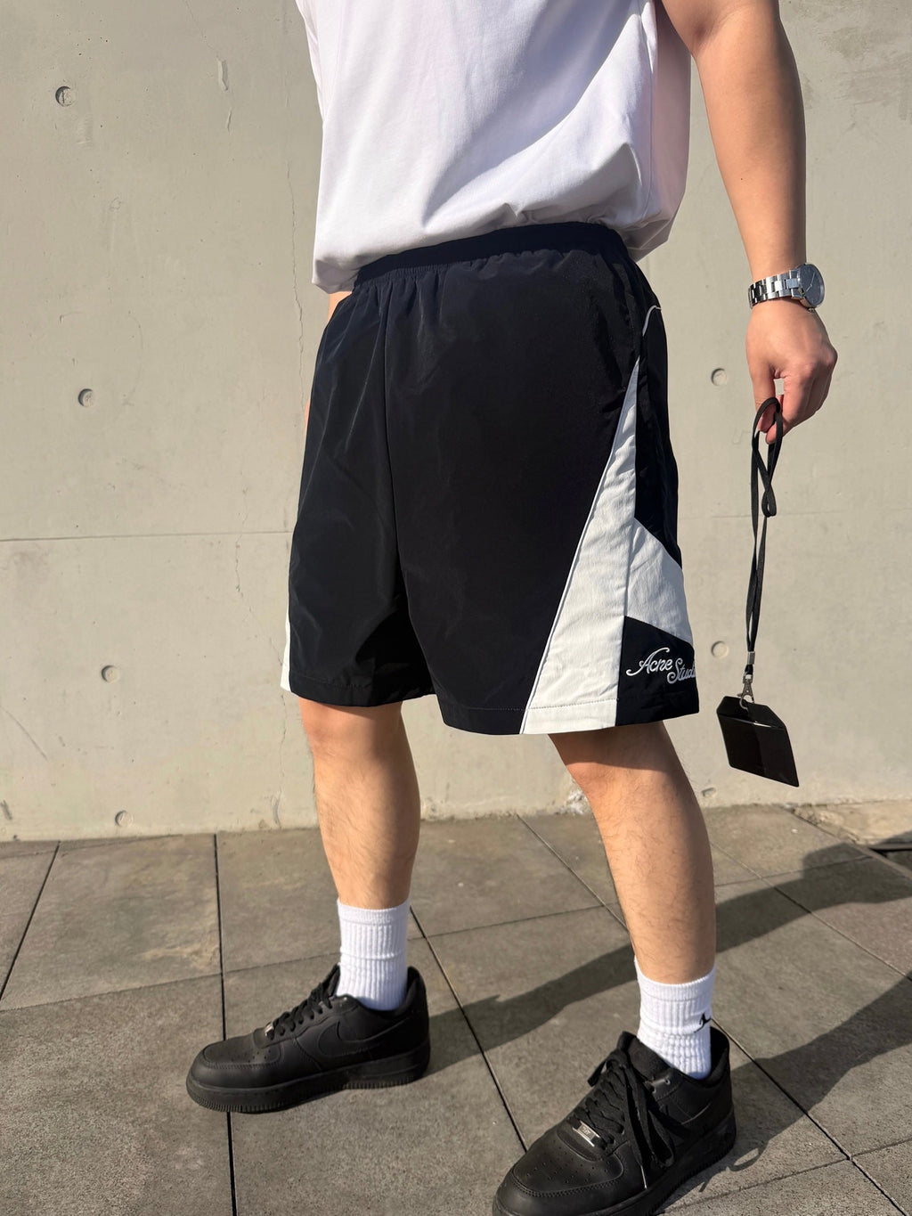 2026 New Acn Embroidered Logo Shorts (BB832-A90)
