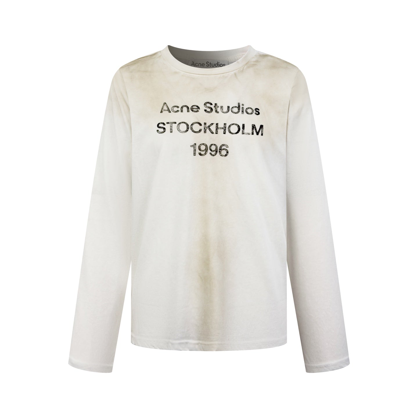 2026 New Acn Long-Sleeved T-Shirt with Distressed Printed Logo (CC975-A40)