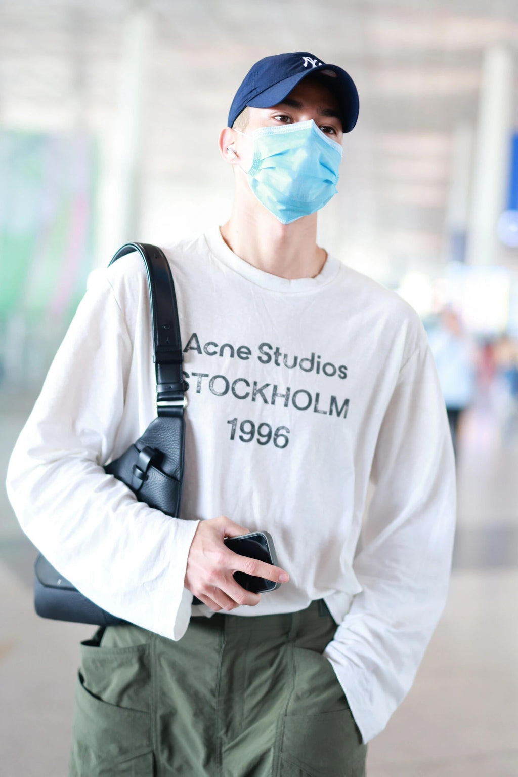 2026 New Acn Long-Sleeved T-Shirt with Distressed Printed Logo (CC975-A40)