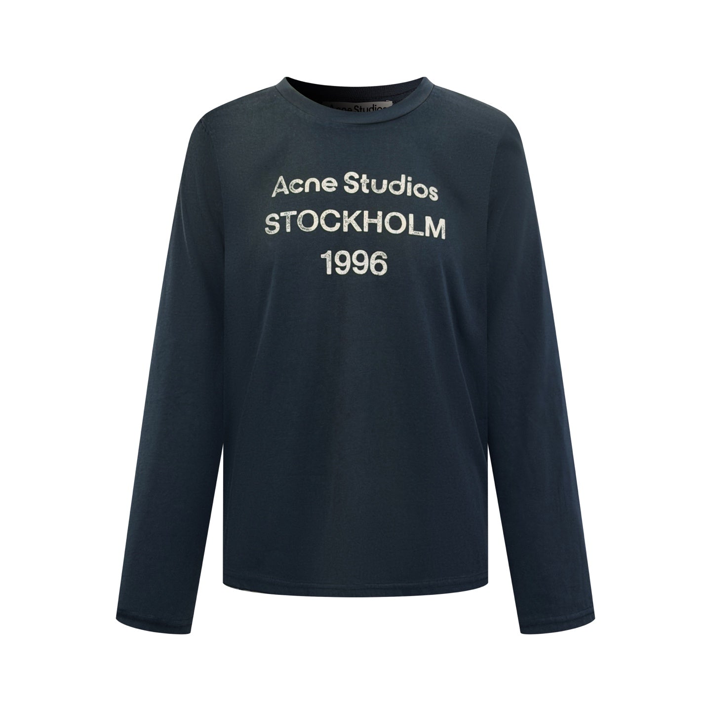 2026 New Acn Long-Sleeved T-Shirt with Distressed Printed Logo (CC975-A40)