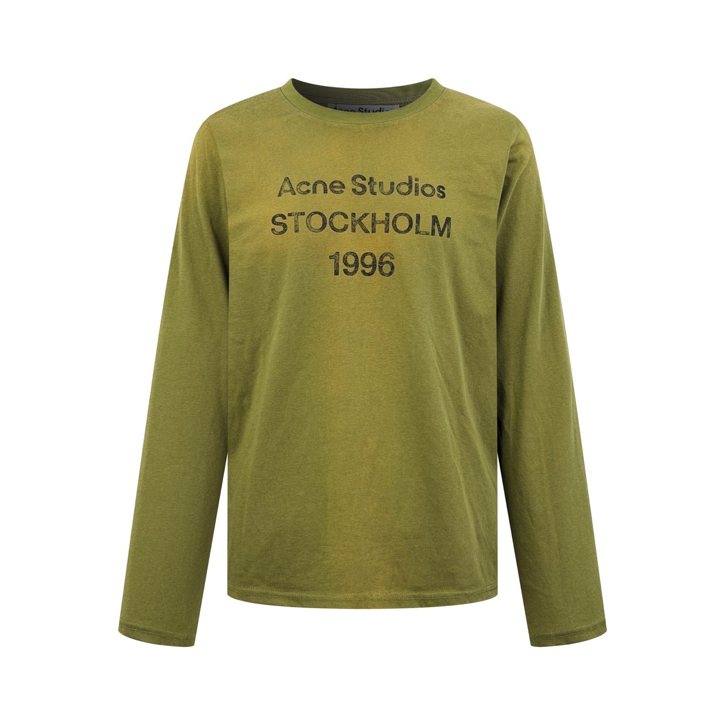 2026 New Acn Long-Sleeved T-Shirt with Distressed Printed Logo (CC975-A40)
