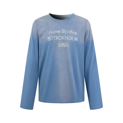 2026 New Acn Long-Sleeved T-Shirt with Distressed Printed Logo (CC975-A40)