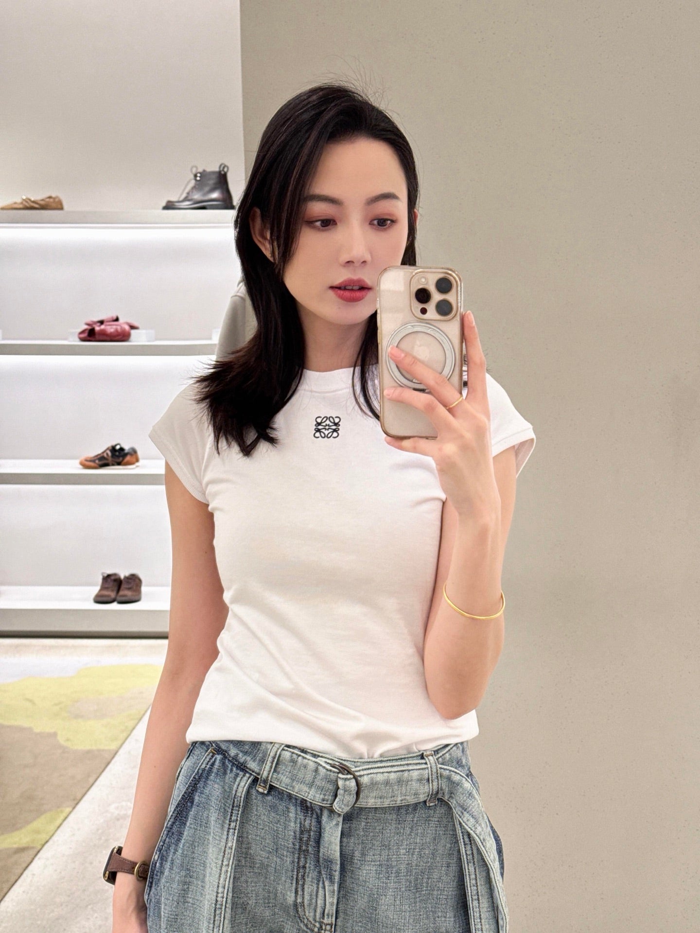 2026 Women's Way Embroidered Short-Sleeved Top (EE412)
