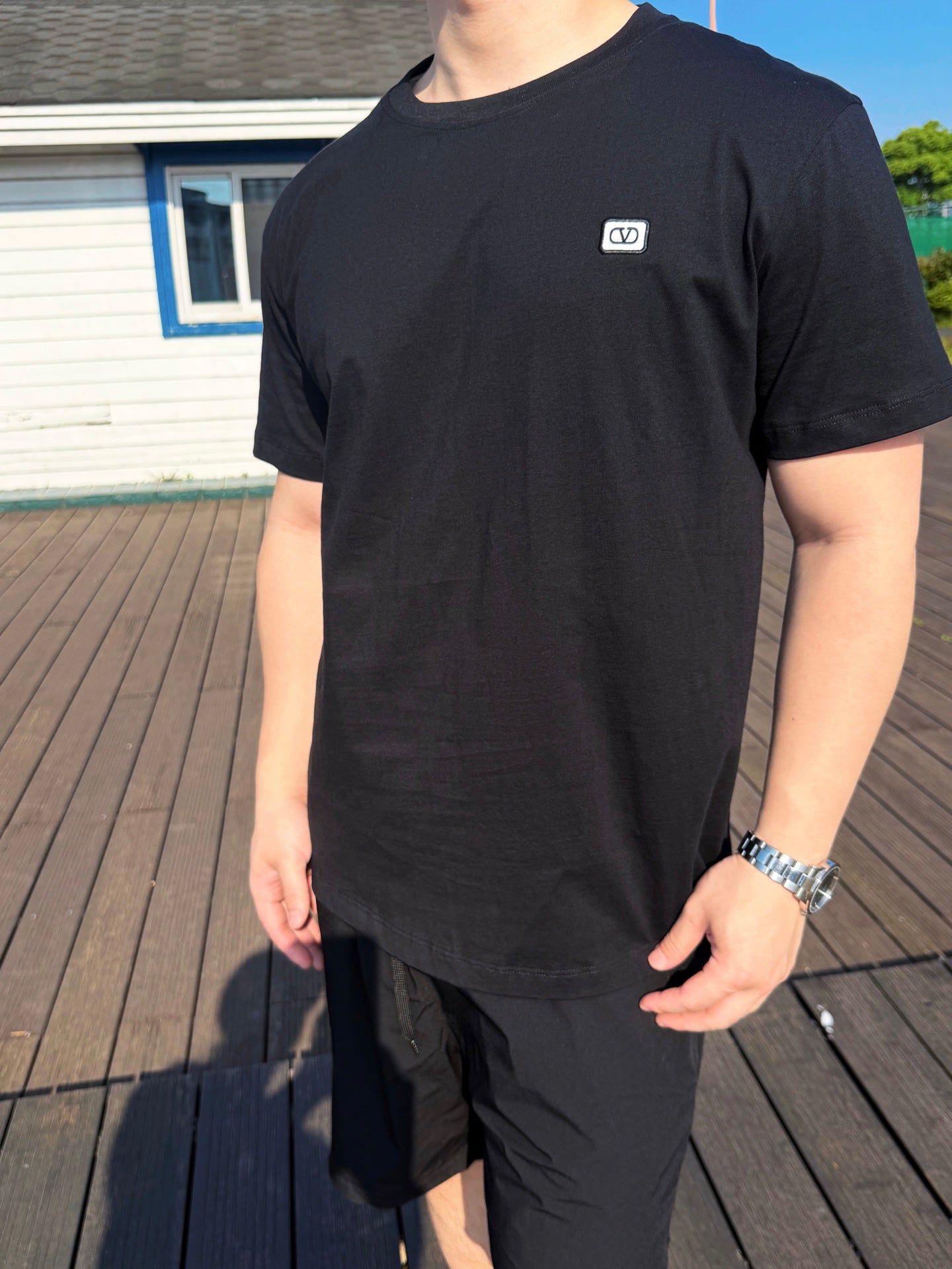 2026 New Style VA Embroidered Short-Sleeved T-Shirt (AA593-A00)