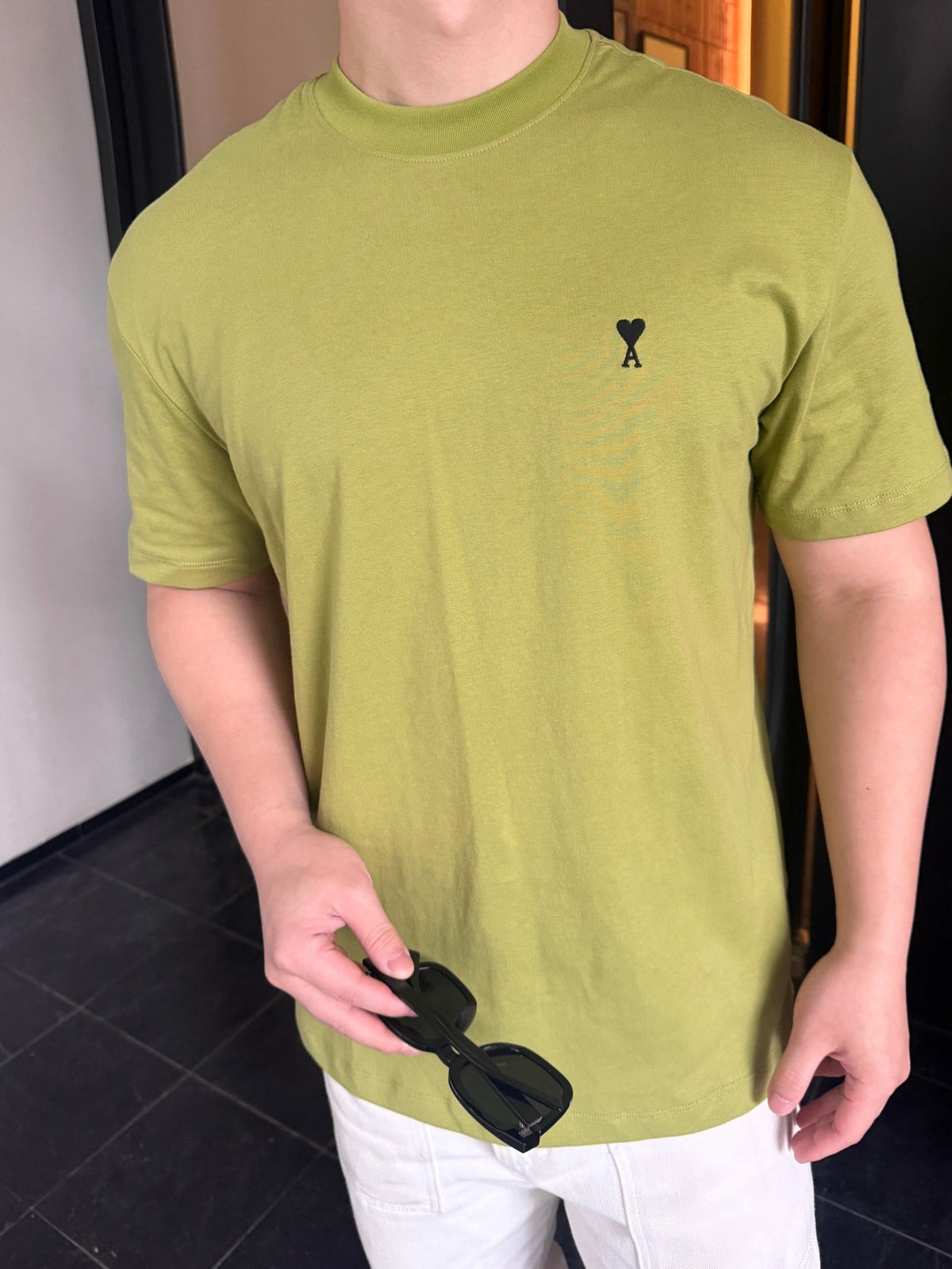 2026 New Heart A Embroidered Short-Sleeved T-Shirt (BB820-A00)