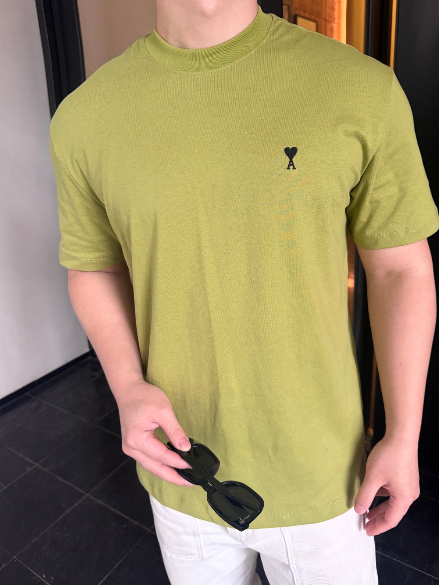 2026 New Heart A Embroidered Short-Sleeved T-Shirt (BB820-A00)