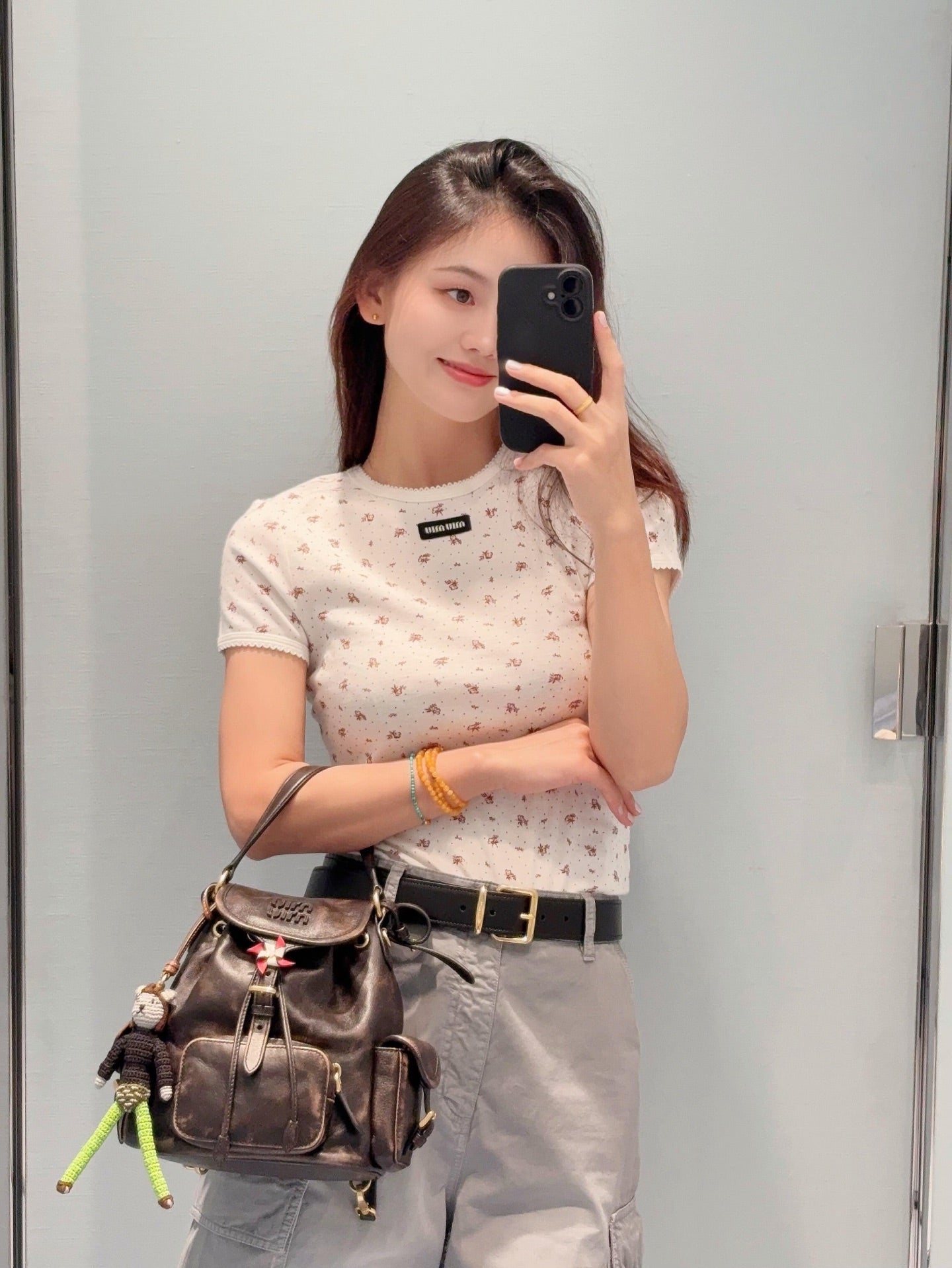 2026 Women's MM Floral Short-Sleeved T-Shirt (FF745)
