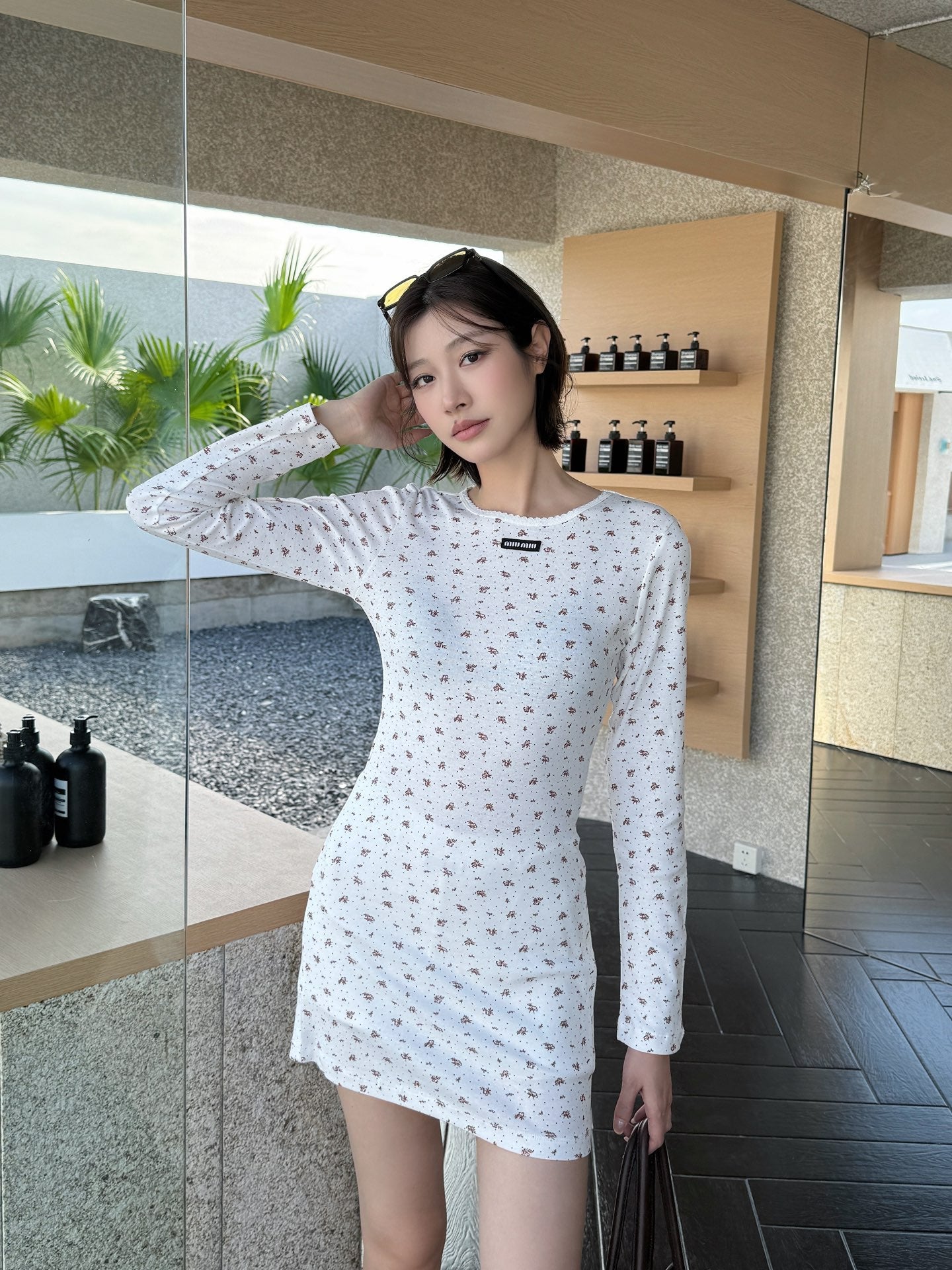 2026 Women's MM Floral Long-Sleeved Dress (FF746)