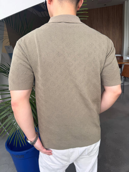 2026 New LY All-Over Print Mesh Polo Shirt (AA601-A90)
