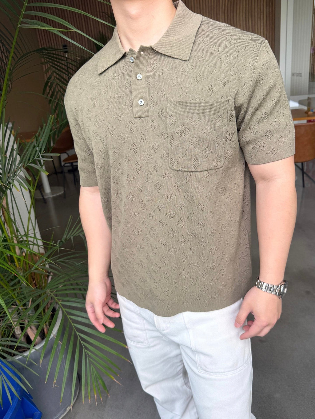 2026 New LY All-Over Print Mesh Polo Shirt (AA601-A90)