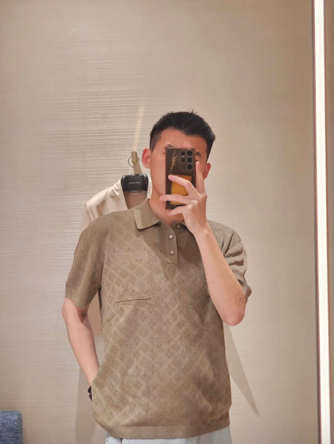 2026 New LY All-Over Print Mesh Polo Shirt (AA601-A90)