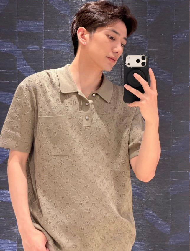 2026 New LY All-Over Print Mesh Polo Shirt (AA601-A90)