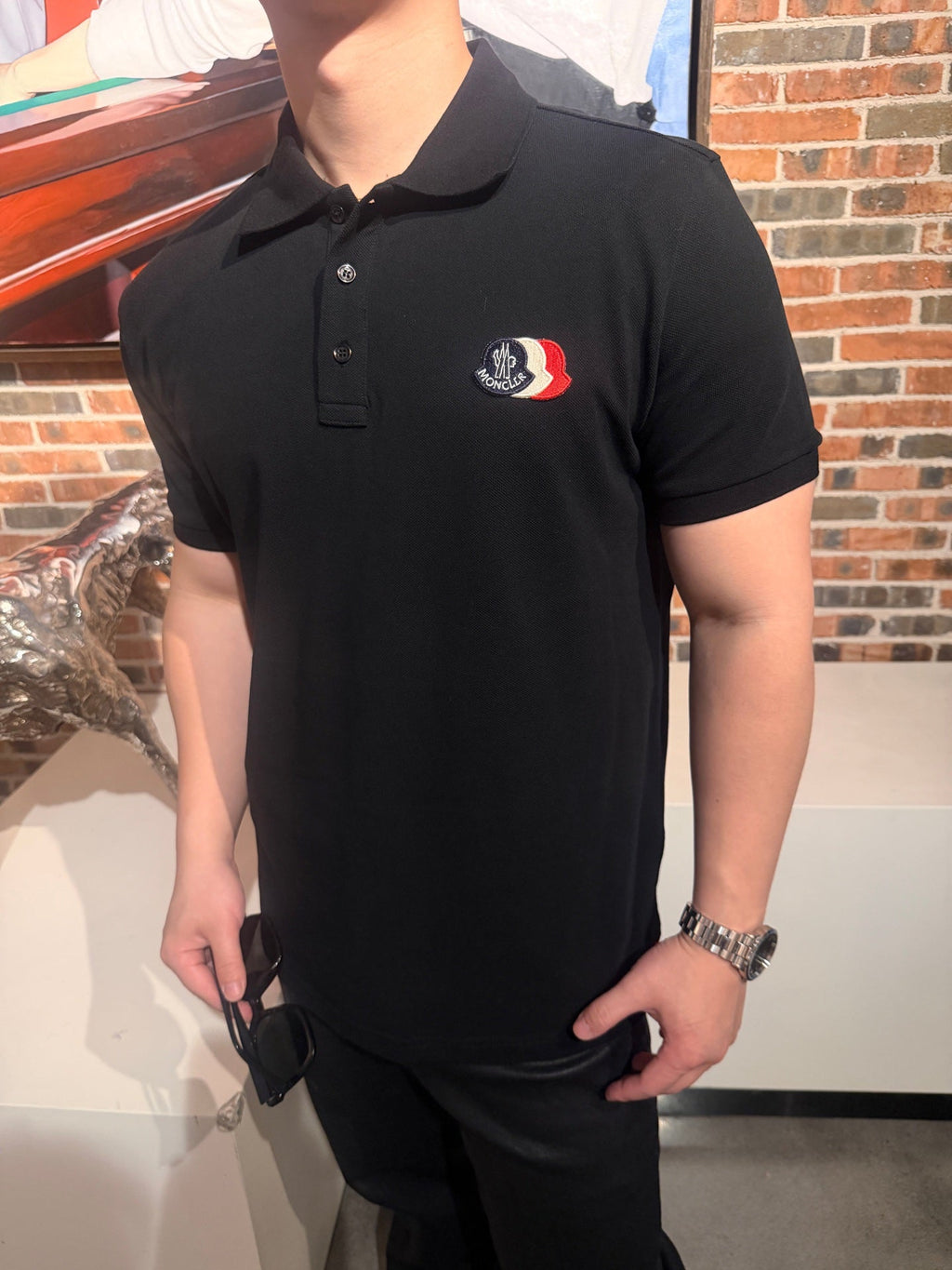 2026 New Mon Patch Logo Polo Shirt (BB835-A35)