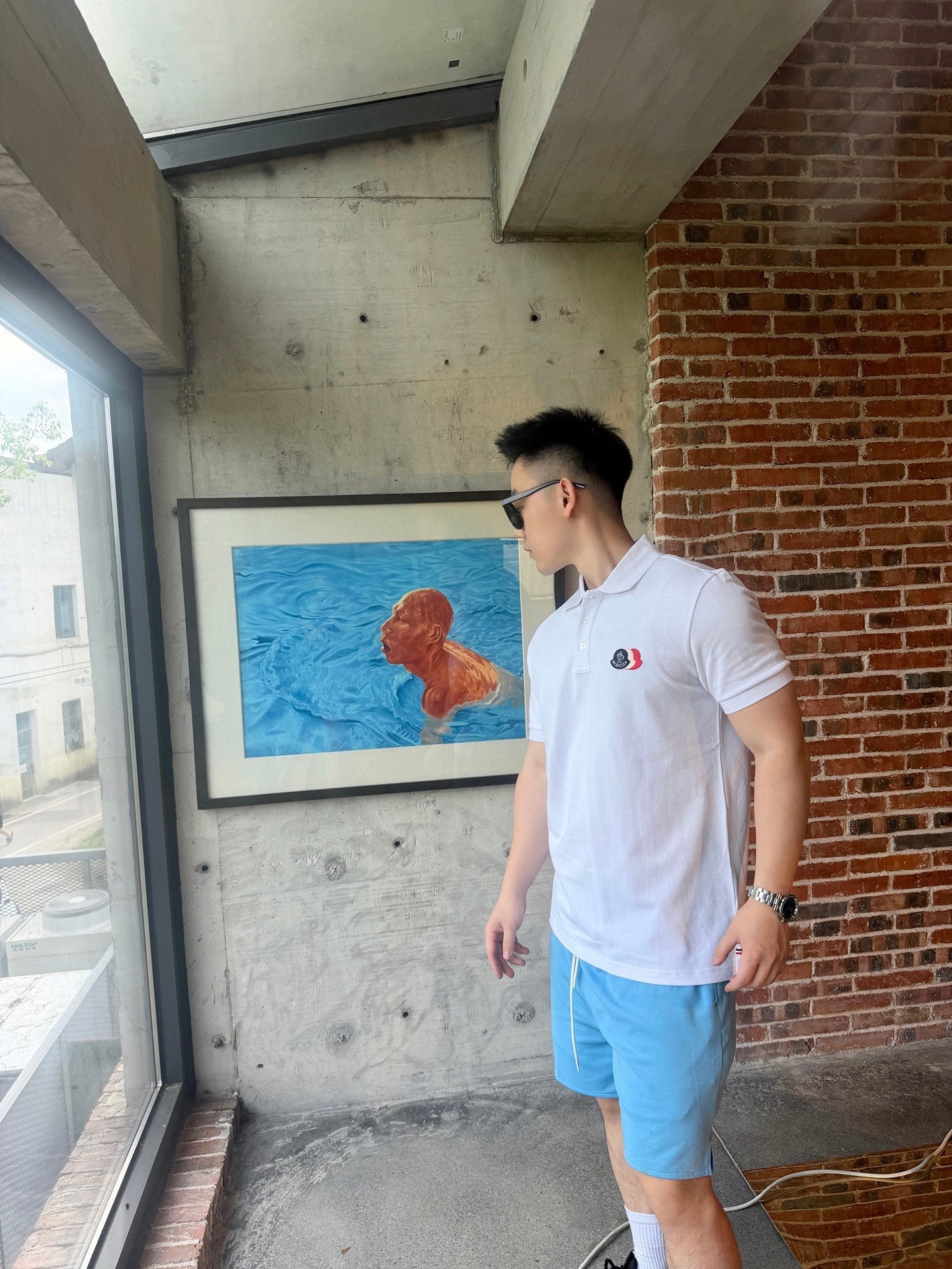 2026 New Mon Patch Logo Polo Shirt (BB835-A35)