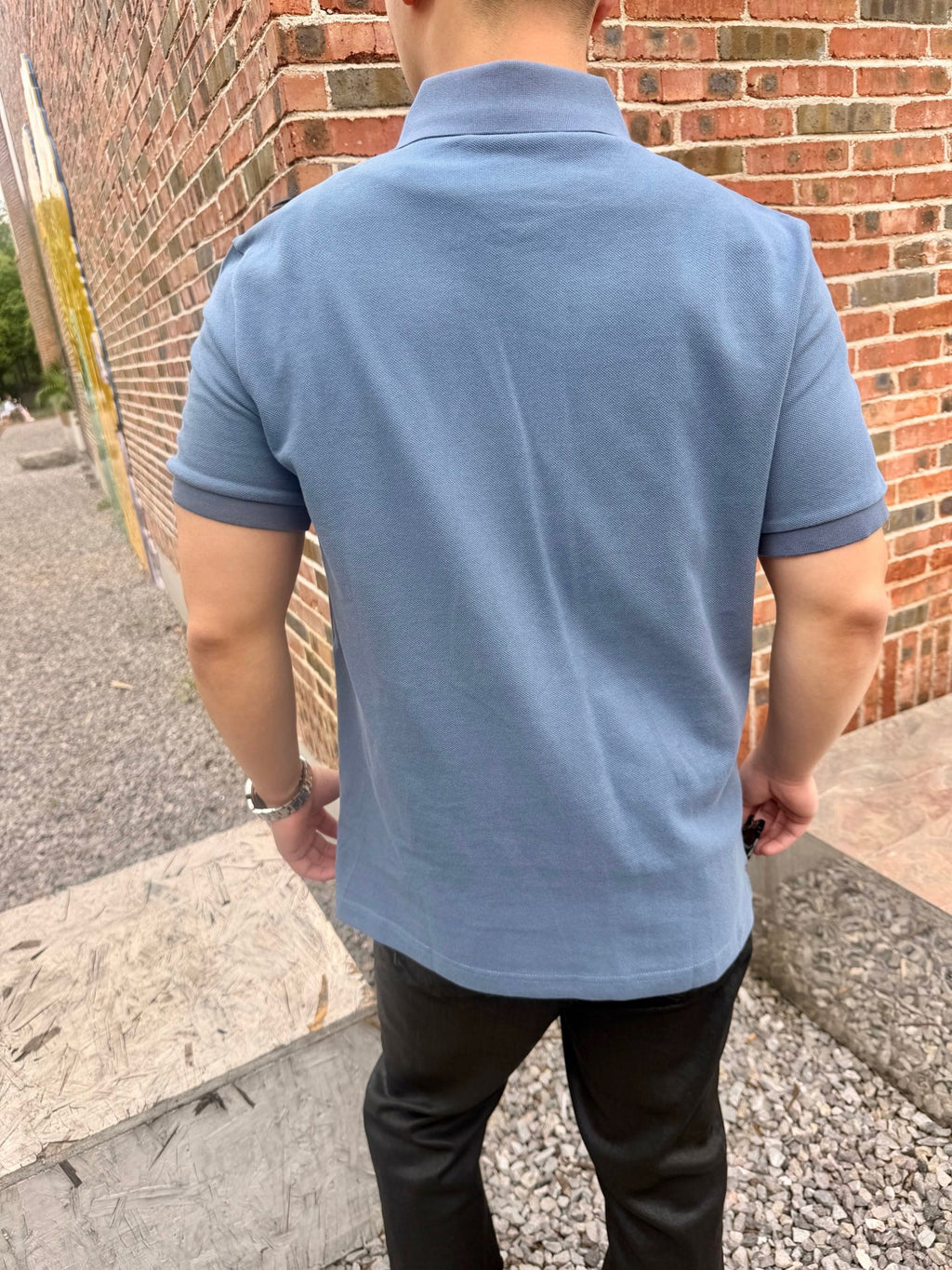 2026 New Mon Patch Logo Polo Shirt (BB835-A35)