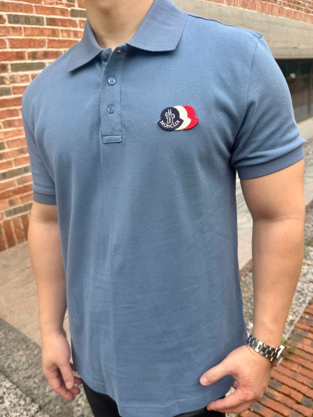 2026 New Mon Patch Logo Polo Shirt (BB835-A35)
