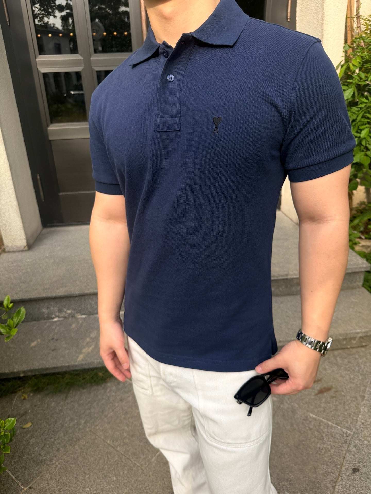 2026 New Heart A Embroidered Polo Shirt (BB818-A40)