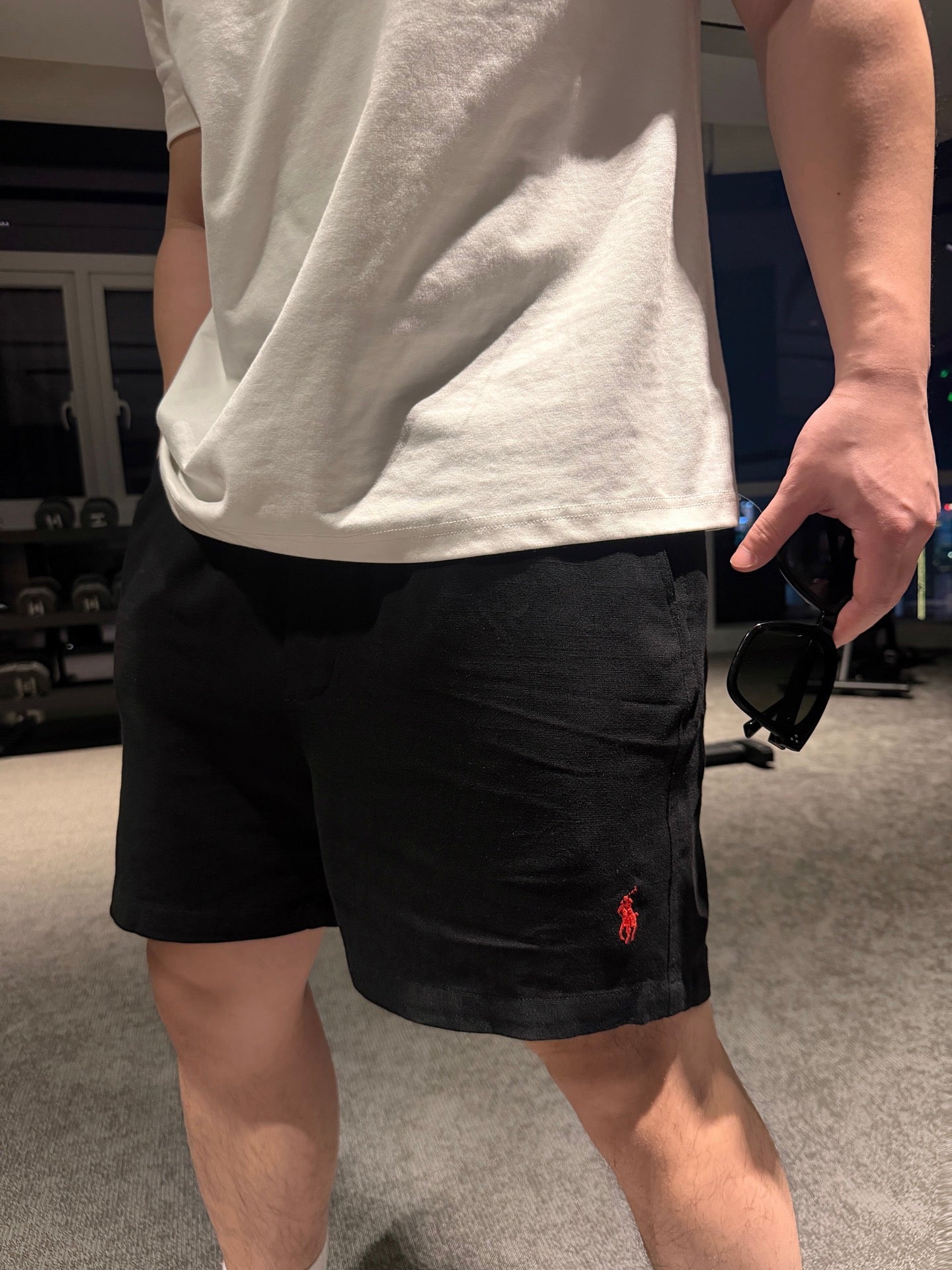 2026 New RL Embroidered Linen Shorts (CC970-A35)