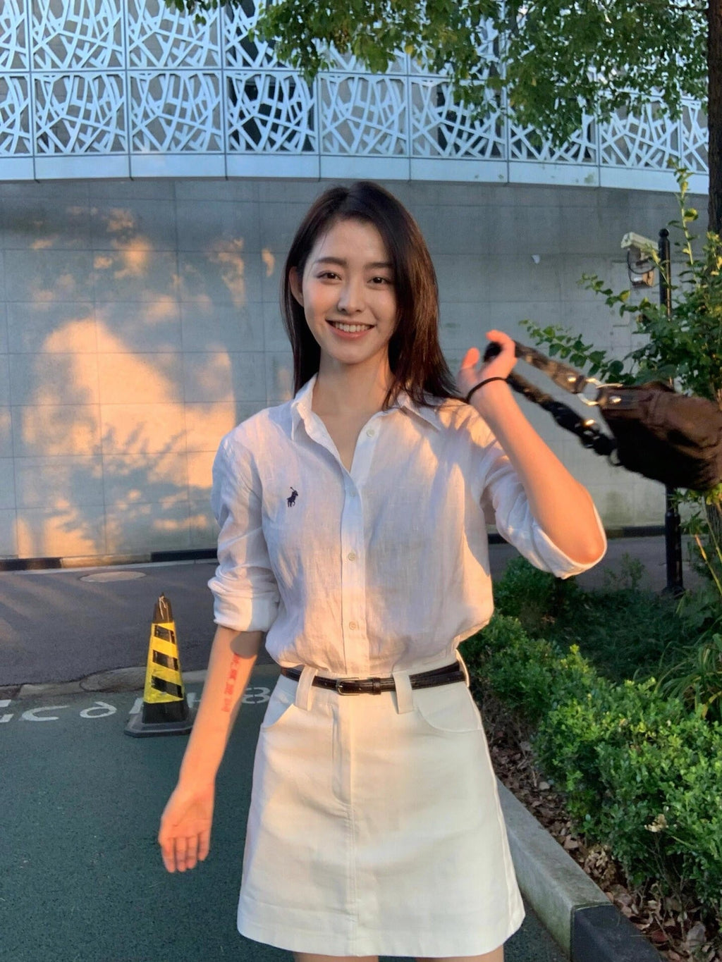 2026 Women's RL Embroidered Linen Shirt (FF736)