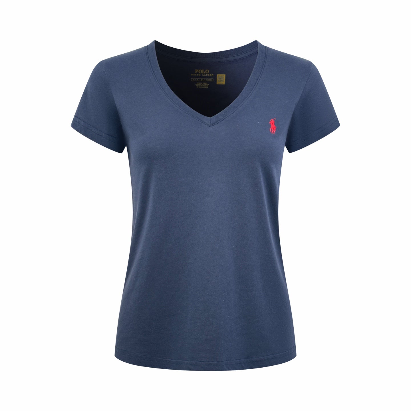 2026 Women's RL Embroidered V-neck Short-sleeved Top (FF743)