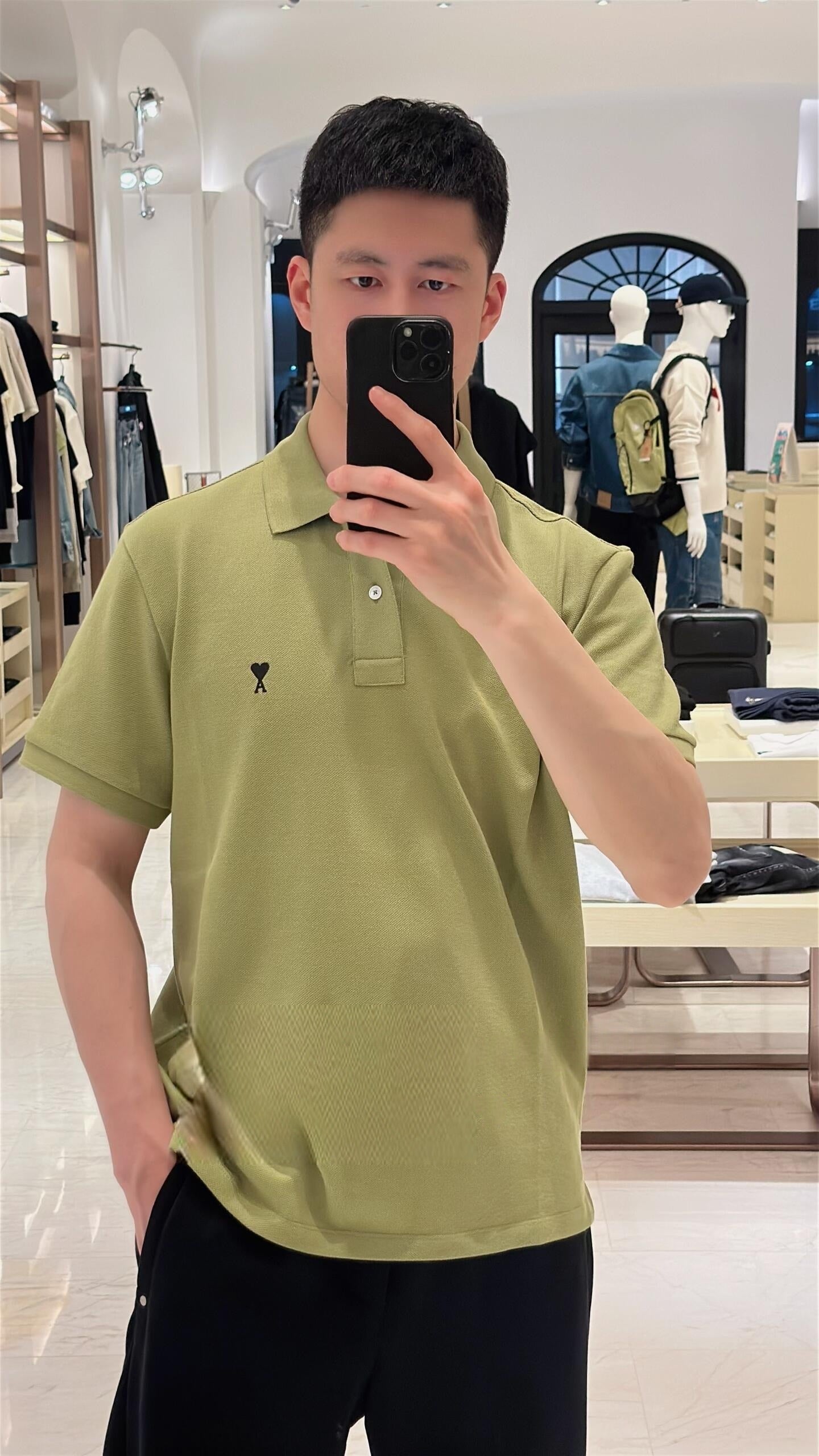 2026 New Heart A Embroidered Polo Shirt (BB818-A40)