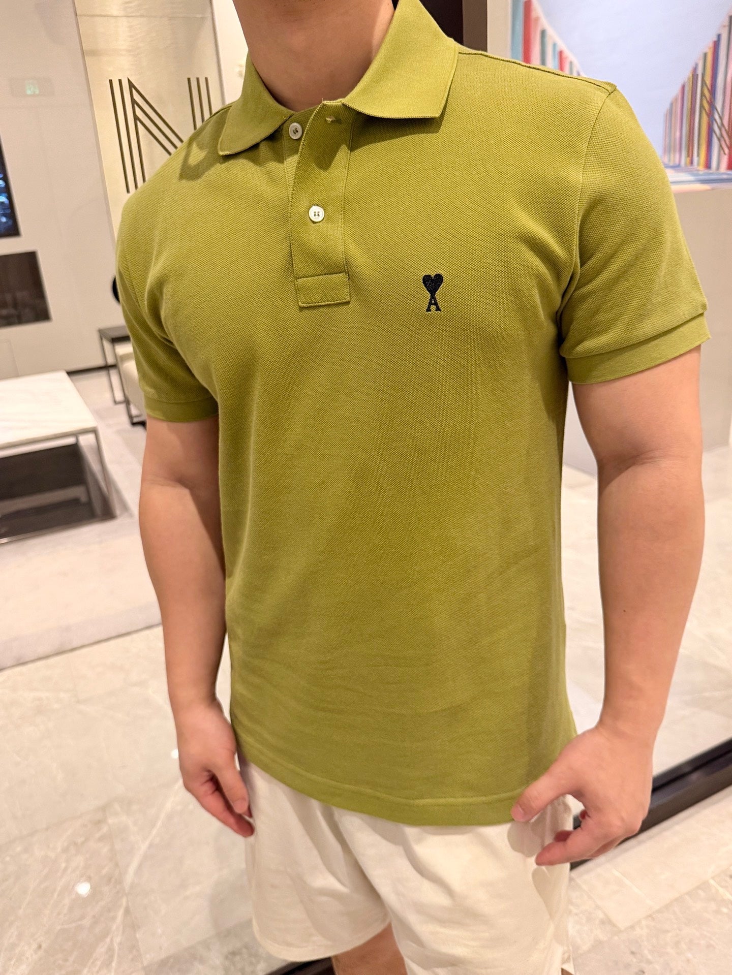 2026 New Heart A Embroidered Polo Shirt (BB818-A40)