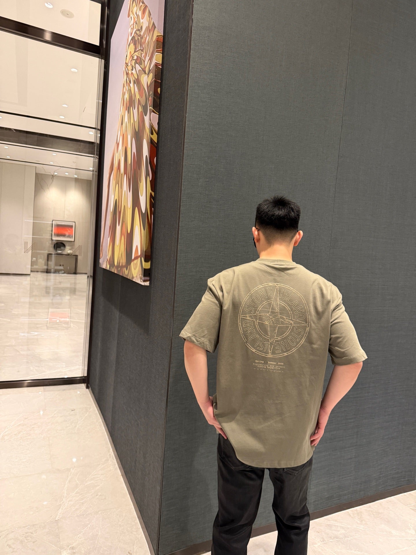 2026 New Style St Emblem Print Short-Sleeved T-Shirt (BB855-A15)