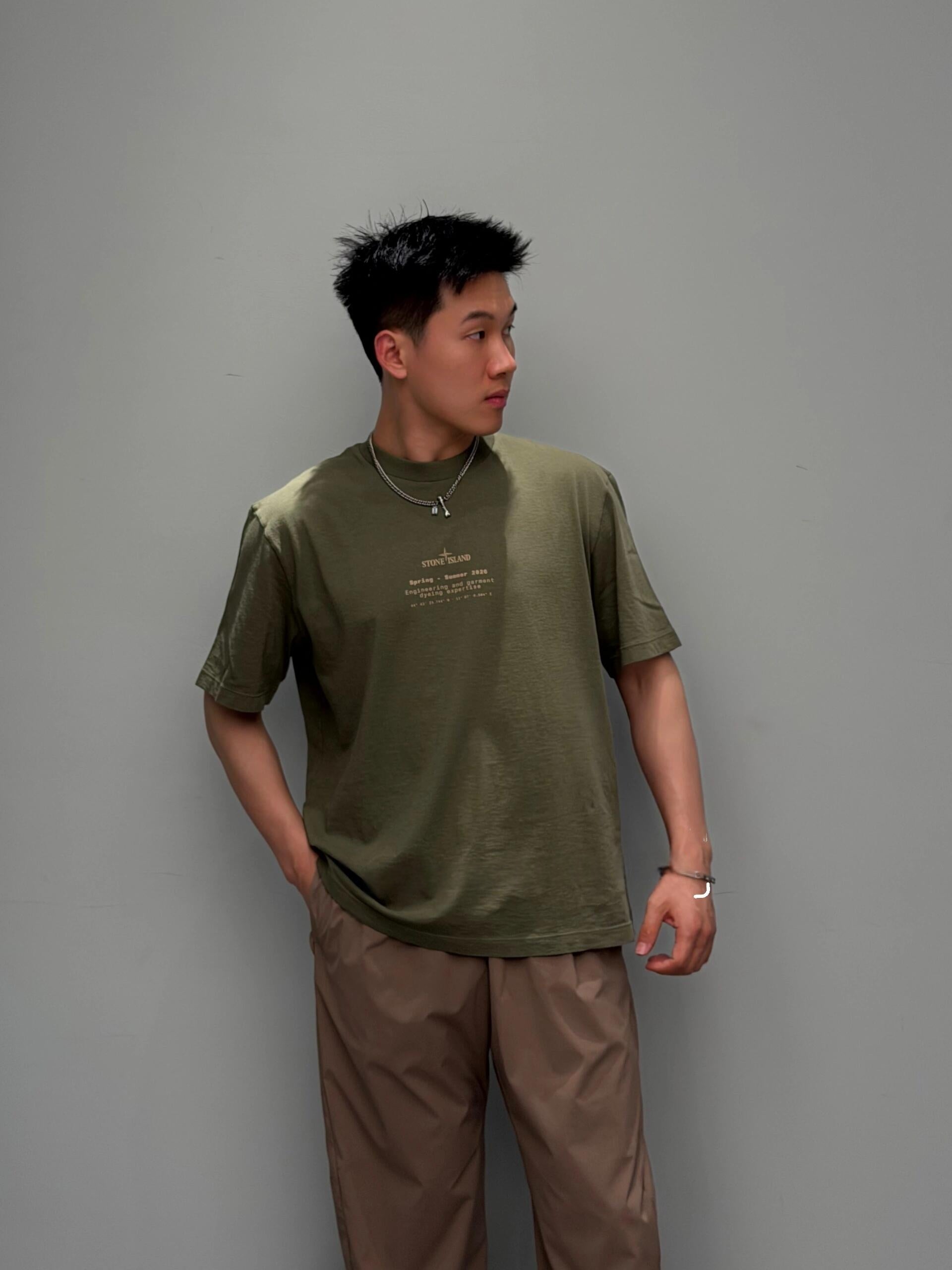 2026 New Style St Emblem Print Short-Sleeved T-Shirt (BB855-A15)