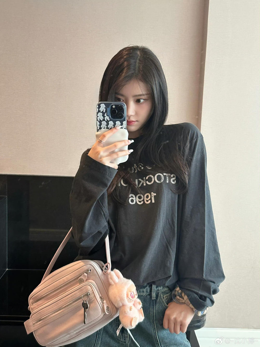 2026 Women's MM Embroidered Vintage Logo Long Sleeve (FF750)