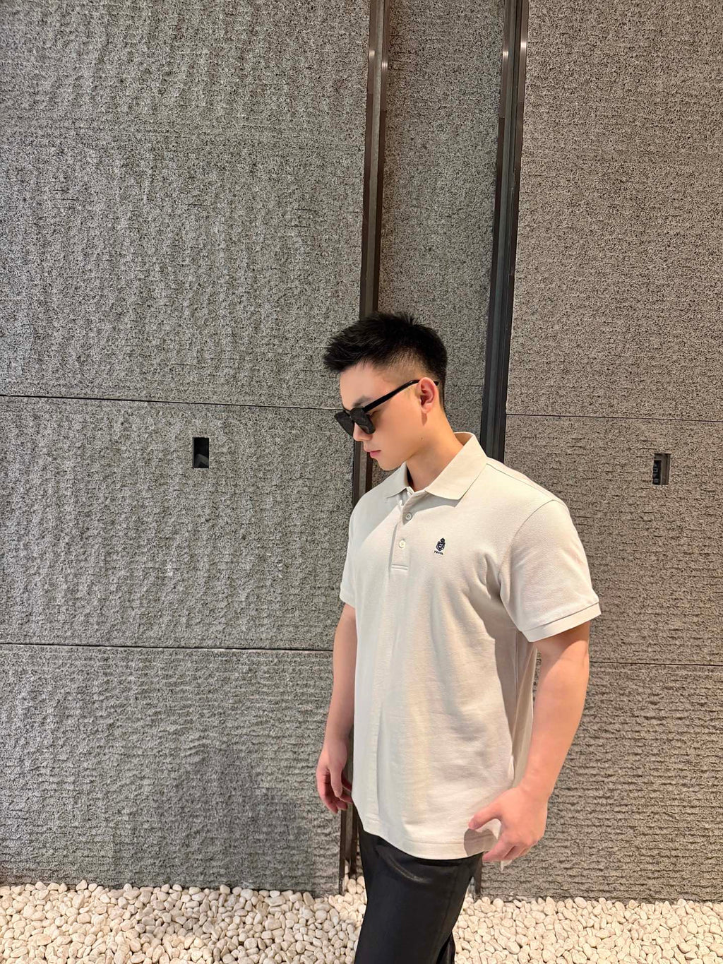 2026 New Triangle Brand Embroidered Logo Polo Shirt (BB852-A40)