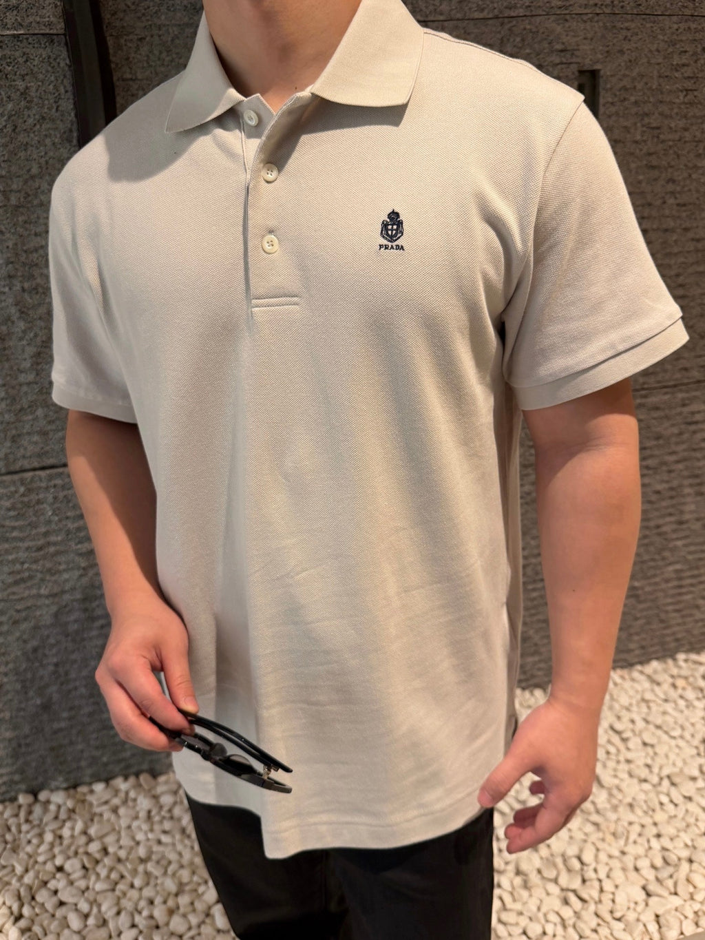 2026 New Triangle Brand Embroidered Logo Polo Shirt (BB852-A40)