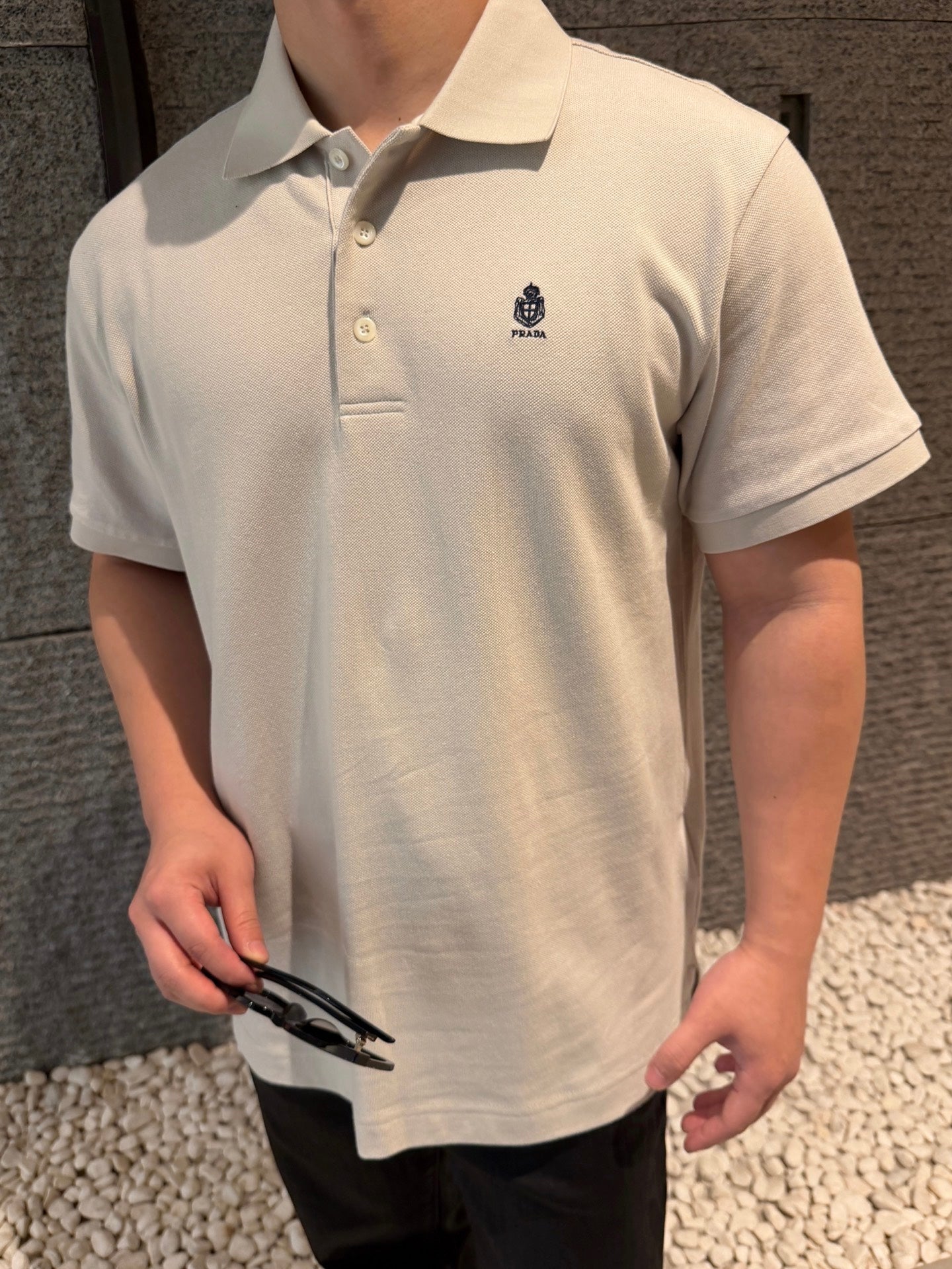 2026 New Triangle Brand Embroidered Logo Polo Shirt (BB852-A40)