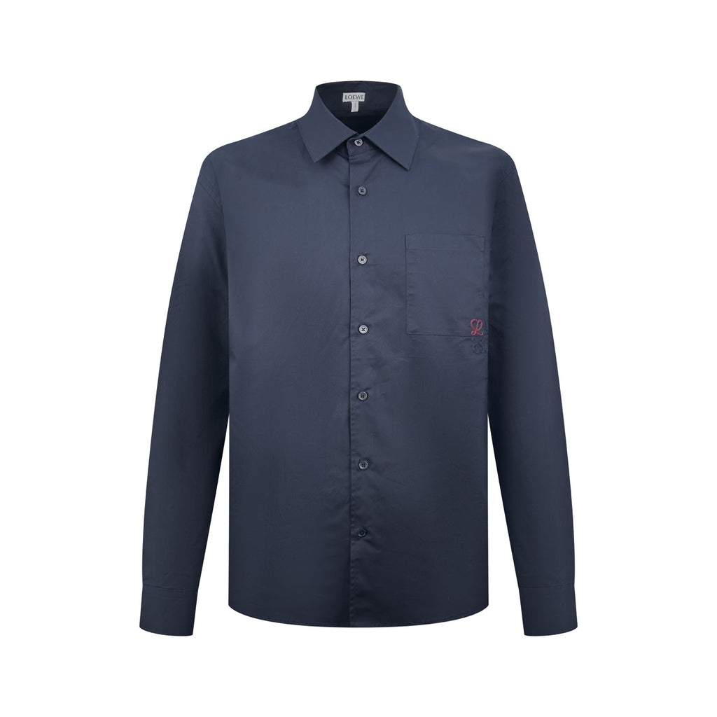 2026 New Way Two-Tone Embroidered Patch Pocket Shirt (CC944-B30)
