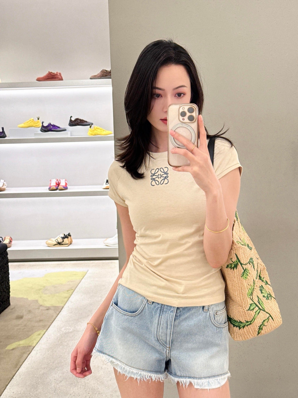 2026 Women's Way Mosaic Embroidered Short-Sleeved Top (DD128)