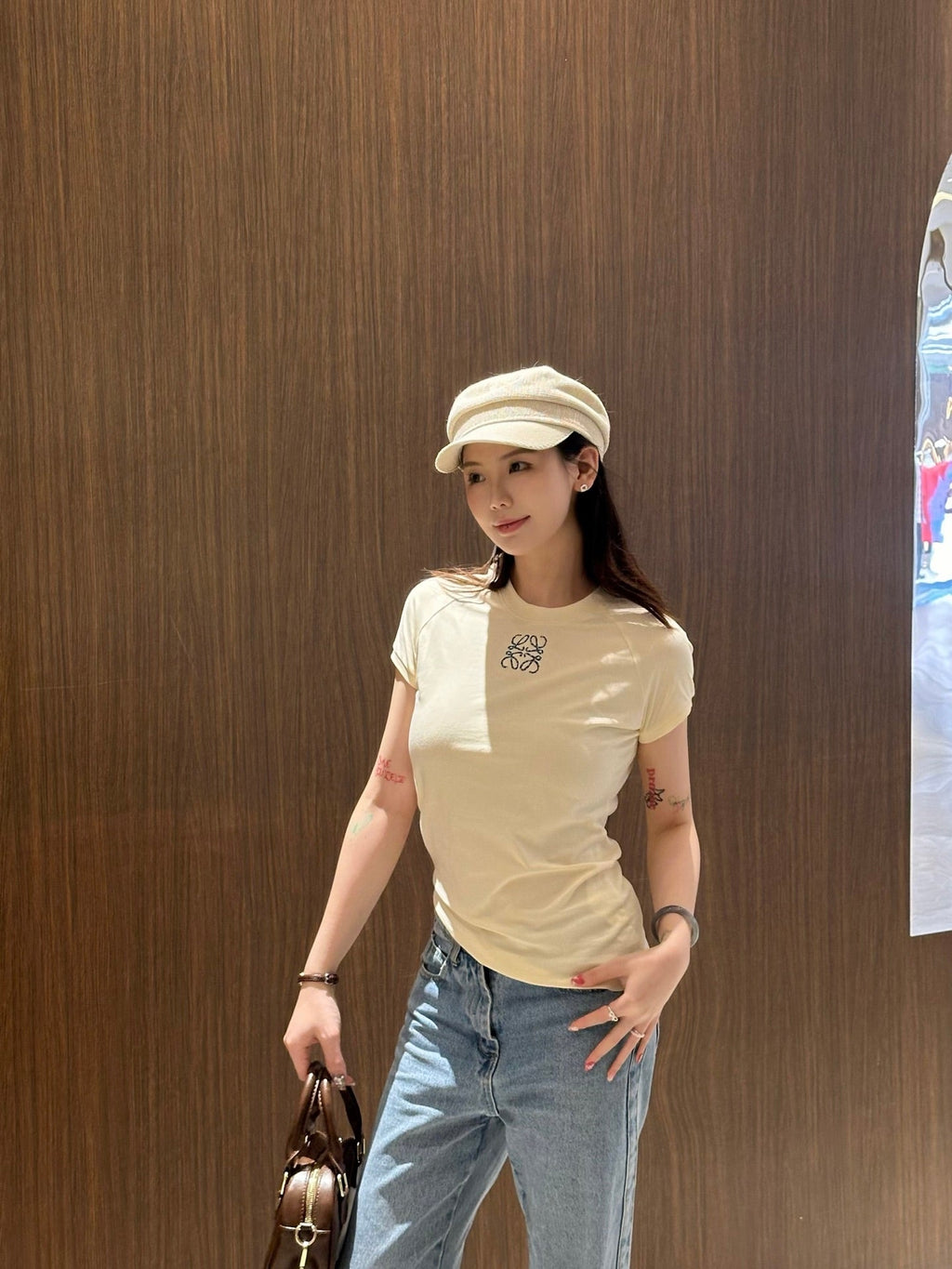 2026 Women's Way Mosaic Embroidered Short-Sleeved Top (DD128)
