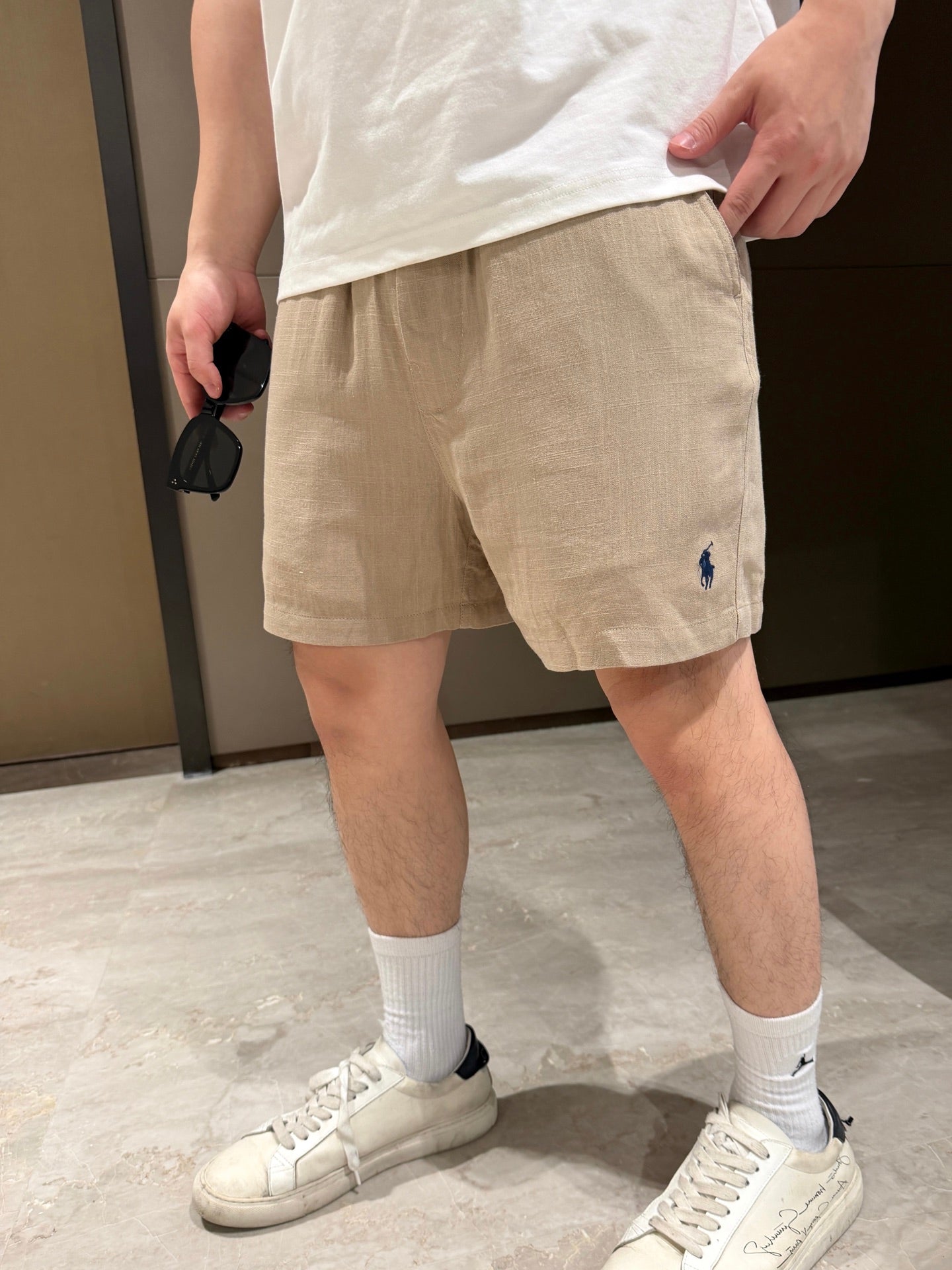 2026 New RL Embroidered Linen Shorts (CC970-A35)