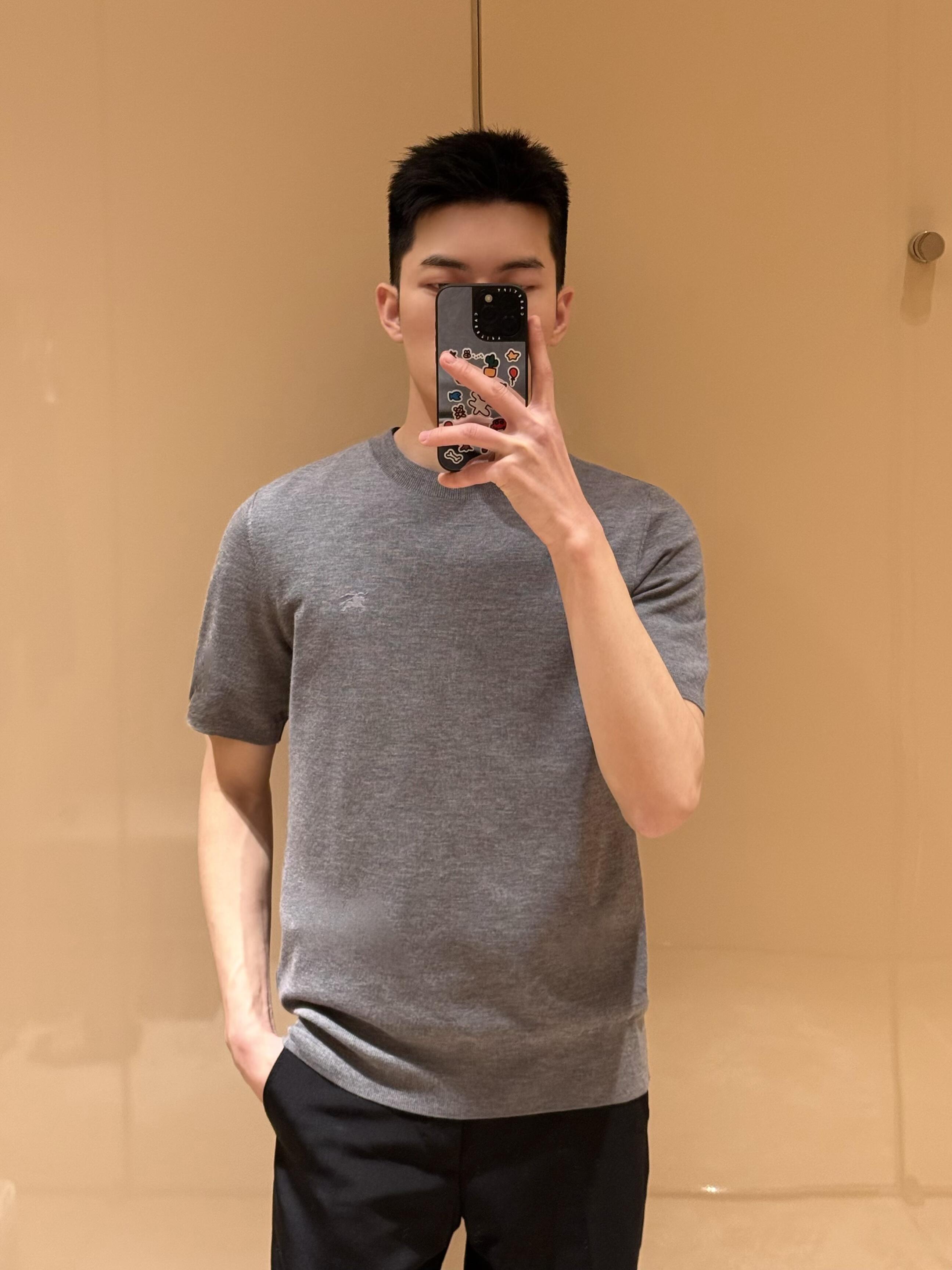 2026 New BBR Logo Embroidered Short-Sleeved Sweater (AA597-A50)