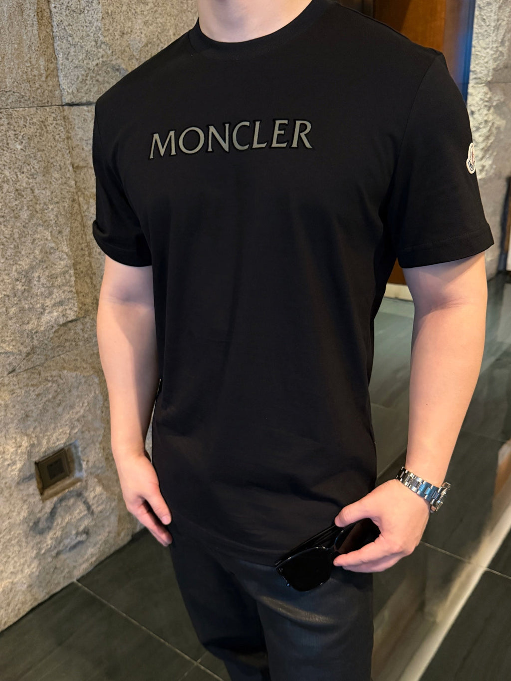 2026 New Mon Logo Print Short-Sleeved T-Shirt (BB868-A10)