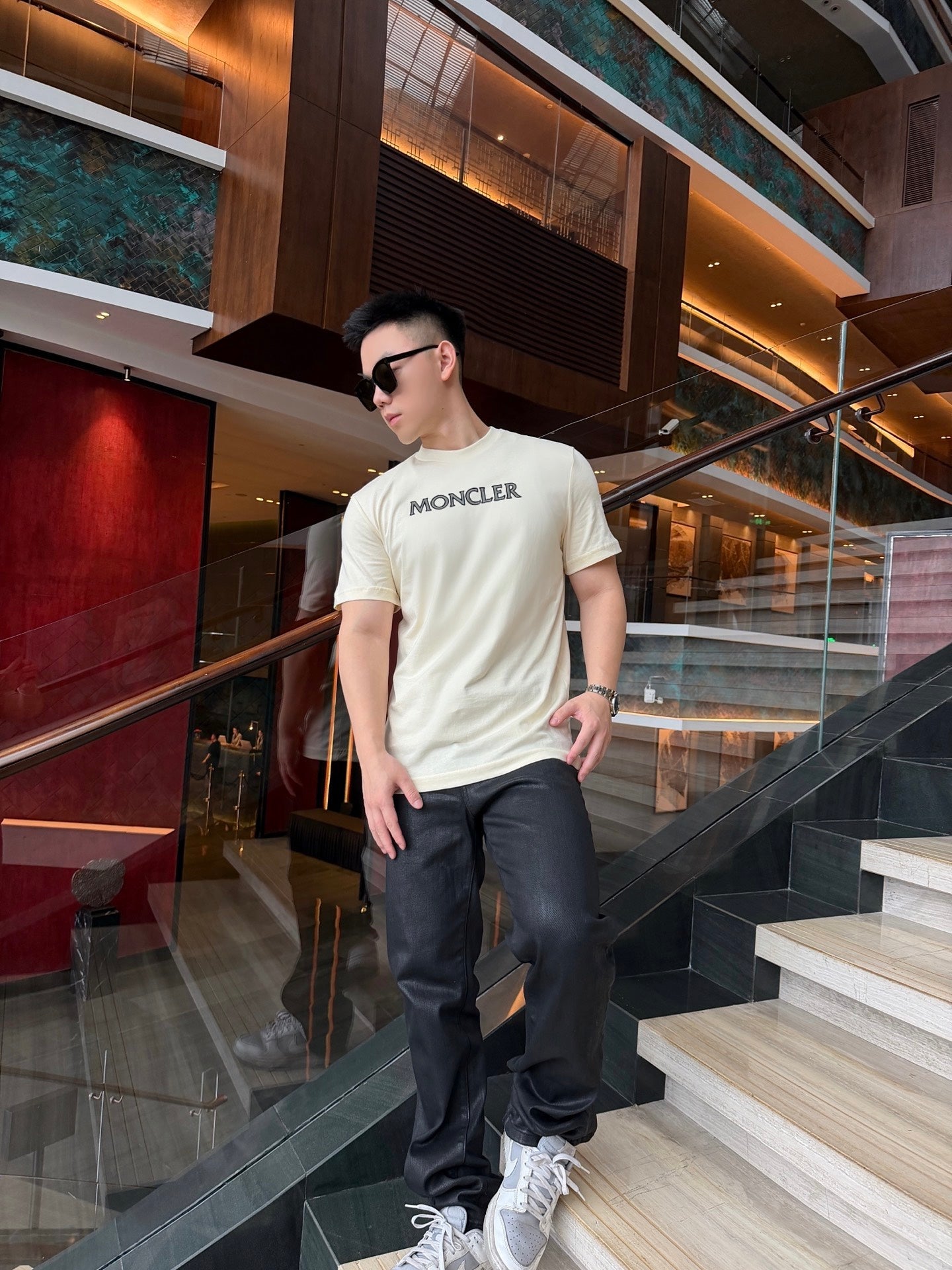 2026 New Mon Logo Print Short-Sleeved T-Shirt (BB868-A10)