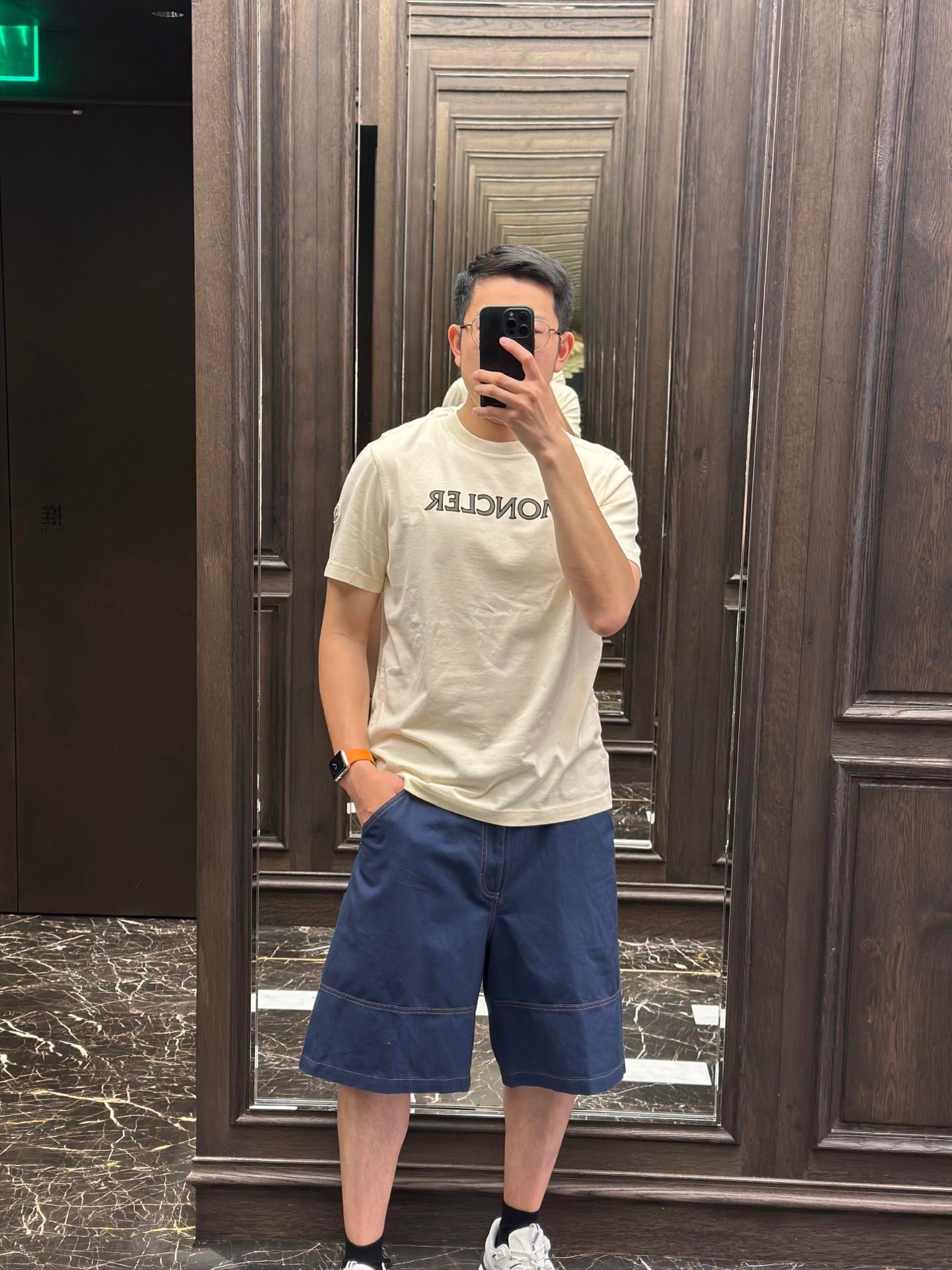 2026 New Mon Logo Print Short-Sleeved T-Shirt (BB868-A10)