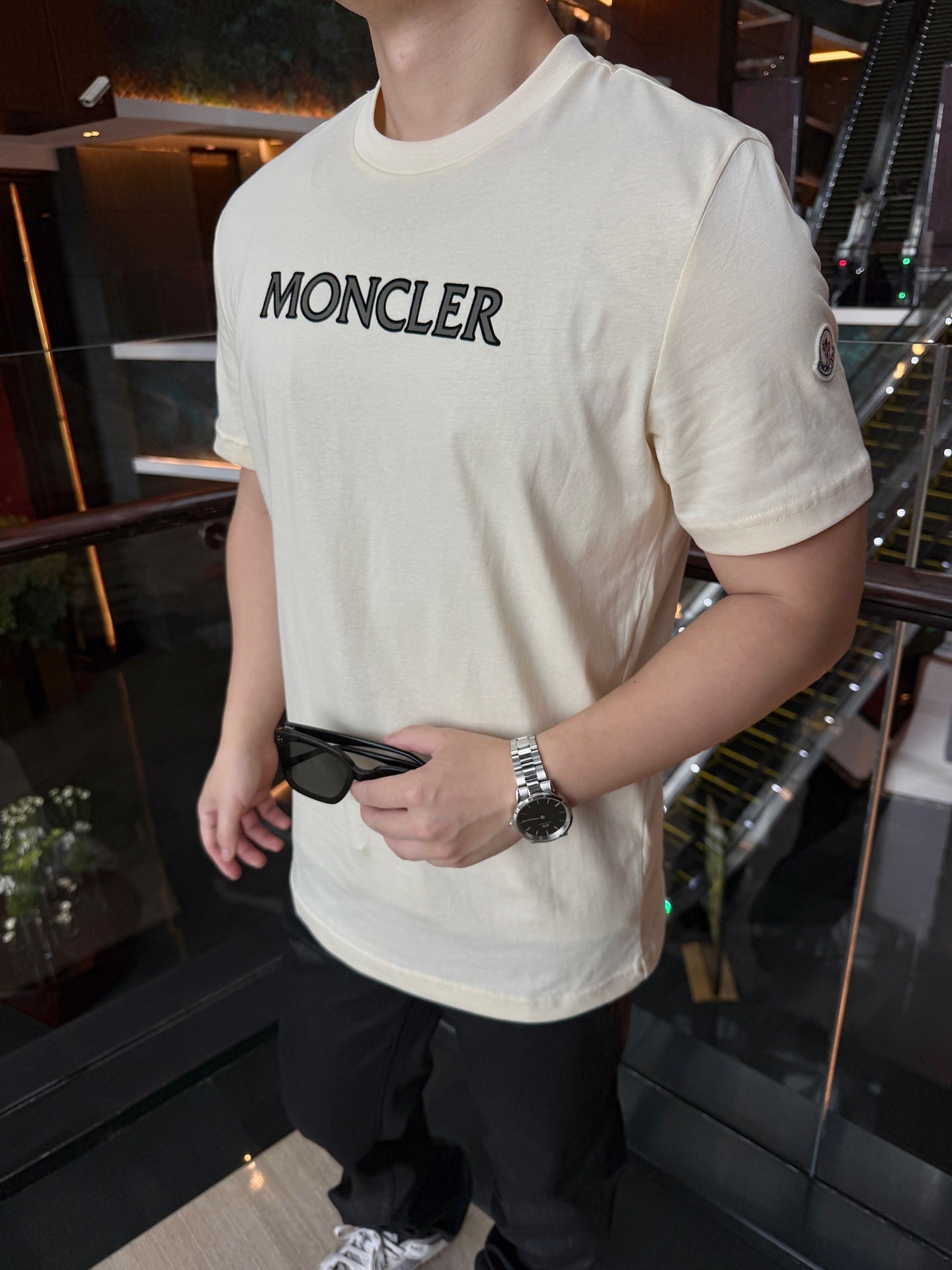 2026 New Mon Logo Print Short-Sleeved T-Shirt (BB868-A10)