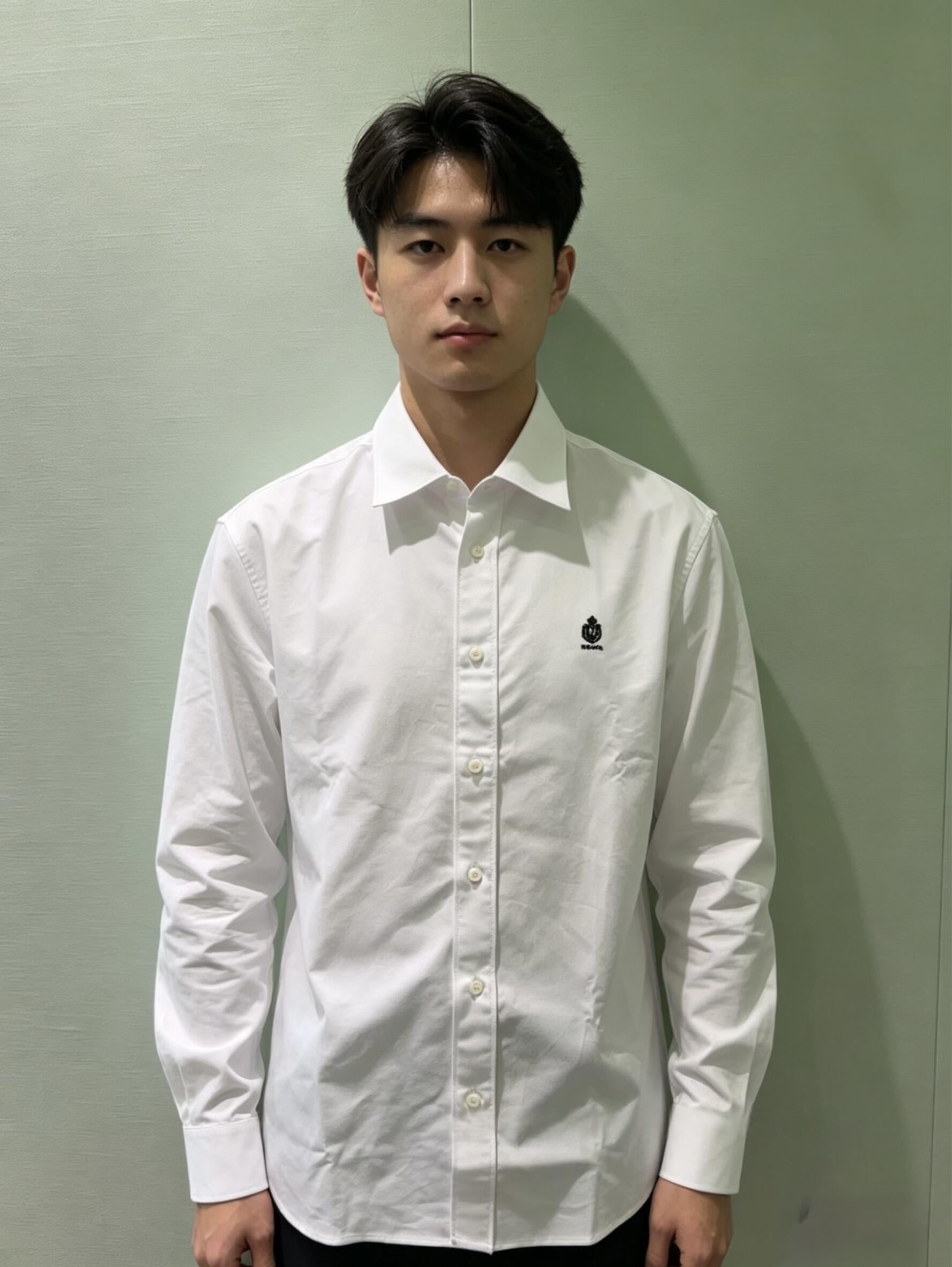 2026 New Triangle Brand Embroidered Logo Shirt (BB858-B15)