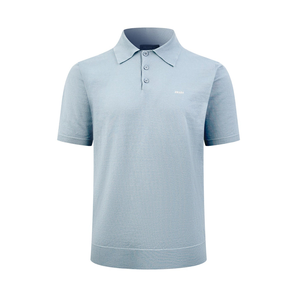 2026 New Triangle Brand Embroidered Logo Polo Neck Knit Top (CC979-A60)